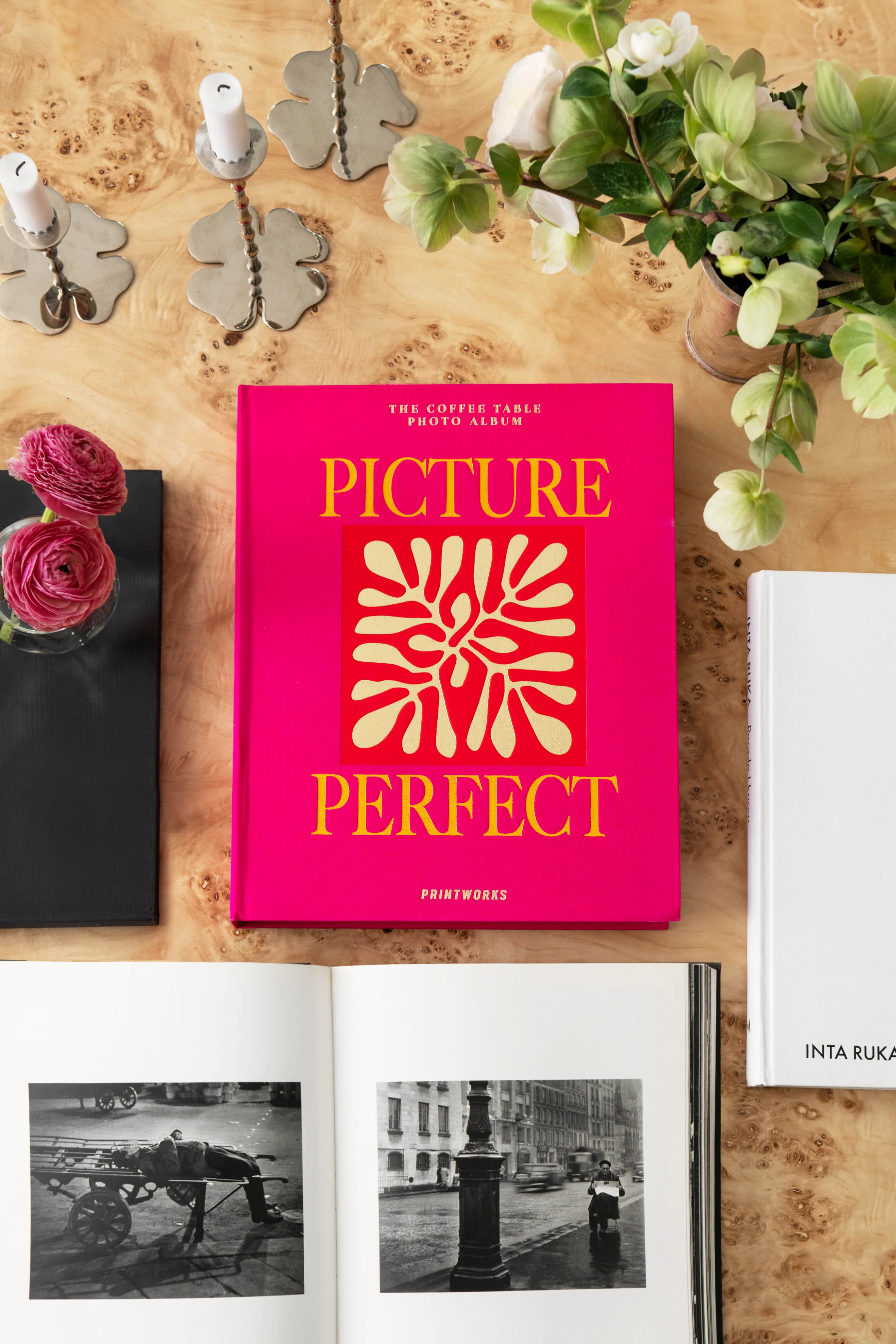 Album na zdjęcia PICTURE PERFECT różowy ze złotym - Image 2
