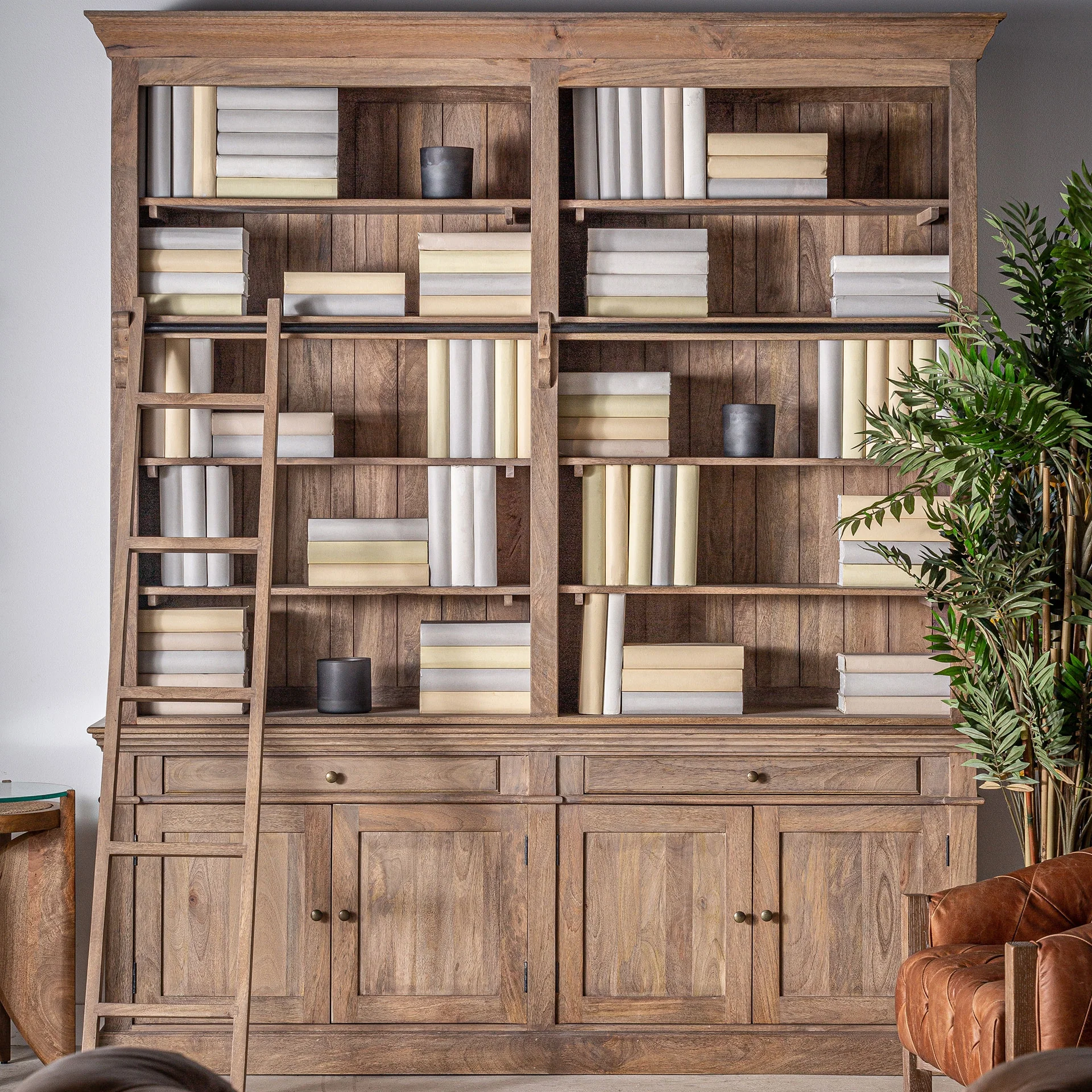 Biblioteczka MANDERN drewno mango - Image 2