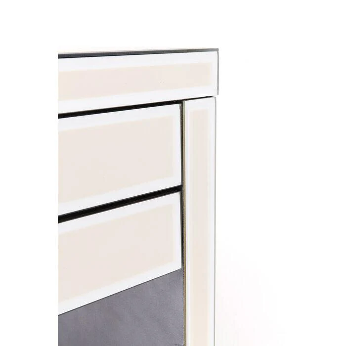 Biurko szklane LUXURY PEARL szampański - Image 14