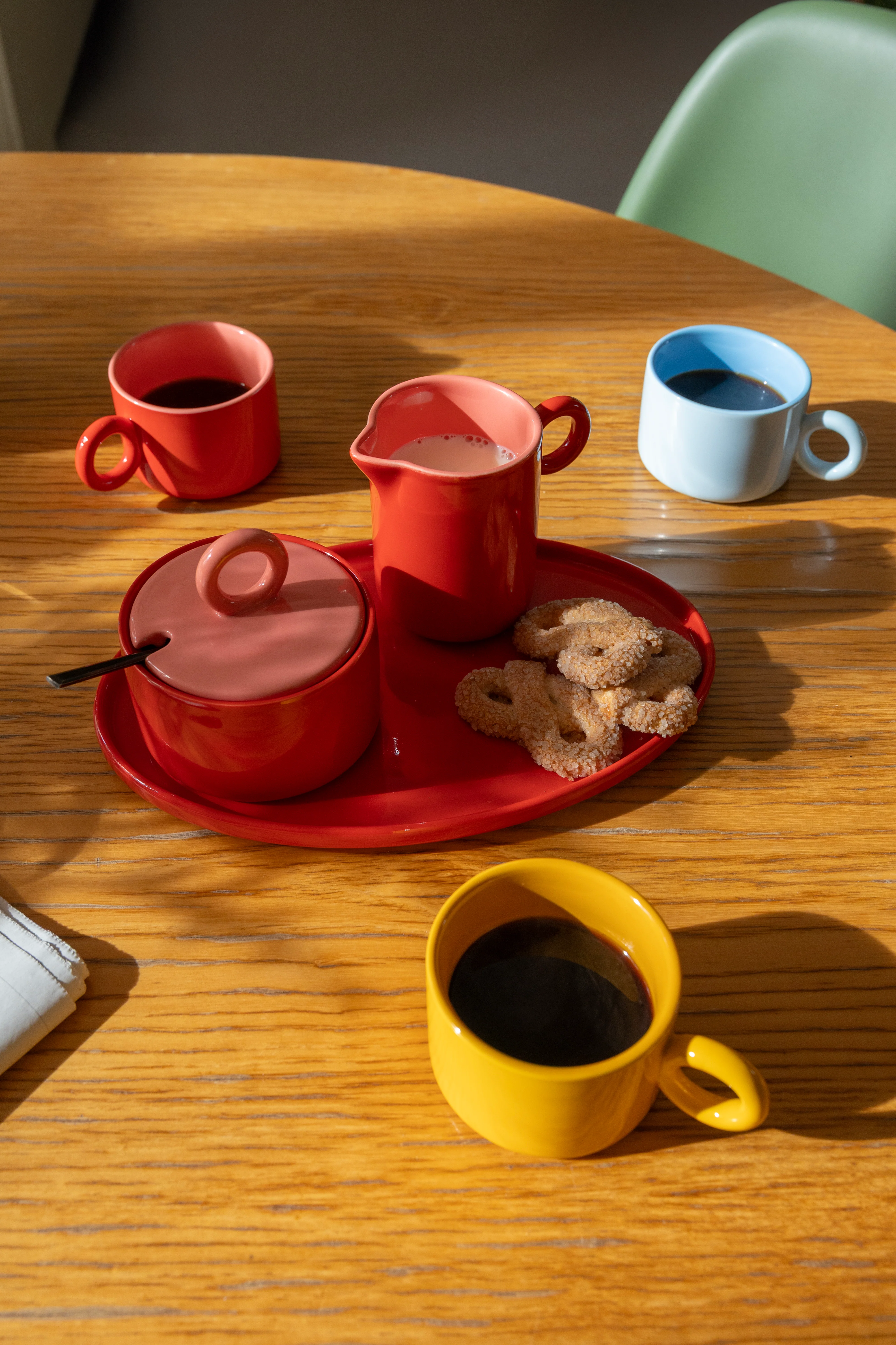Cukiernica CHIQUITO czerwona porcelana - Image 3