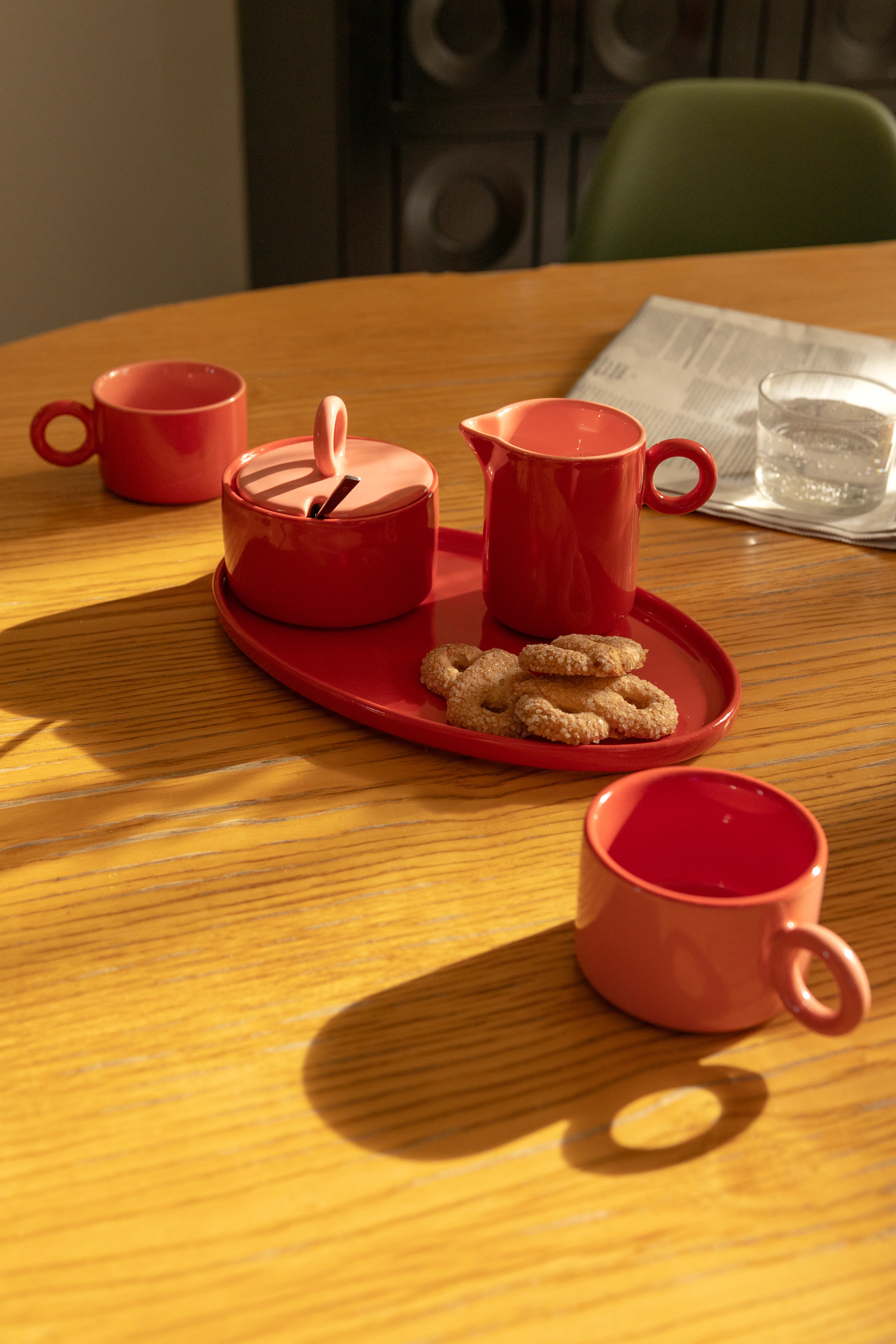 Cukiernica CHIQUITO czerwona porcelana - Image 5