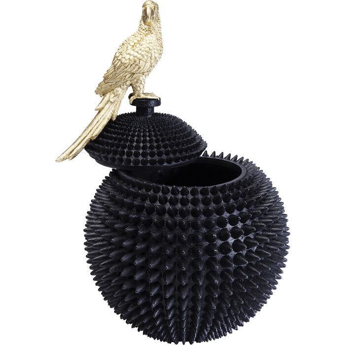 Dekoracyjny pojemnik PARROT czarny - Image 3
