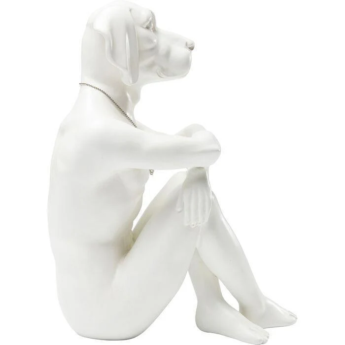 Figurka dekoracyjna GANGSTER DOG biały - Image 4