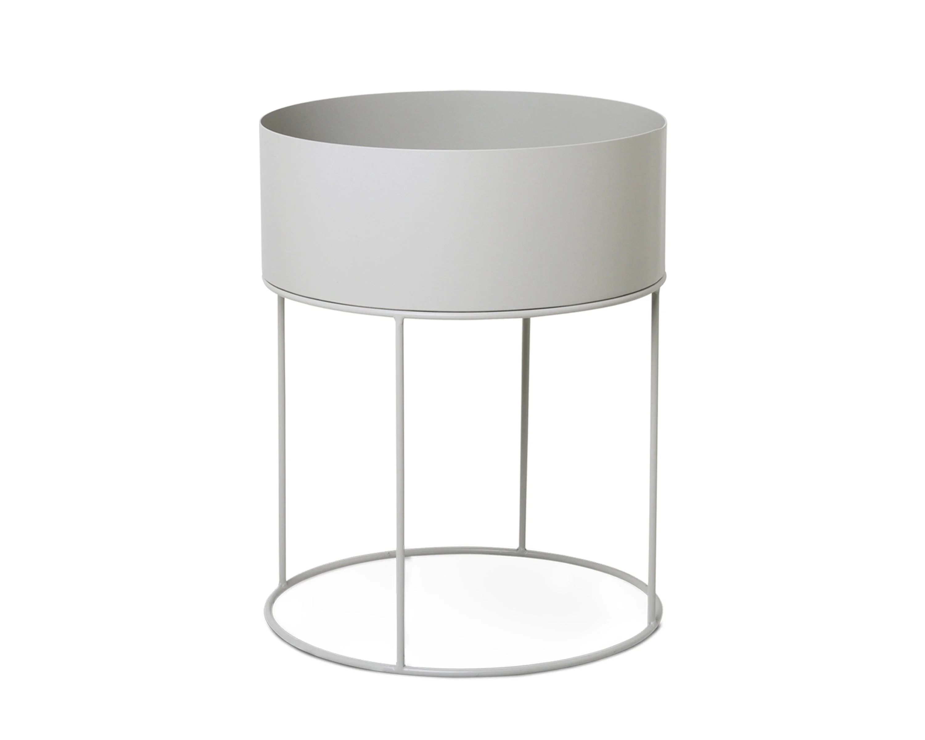 Donica okrągła PLANT BOX ROUND jasnoszary - Image 6
