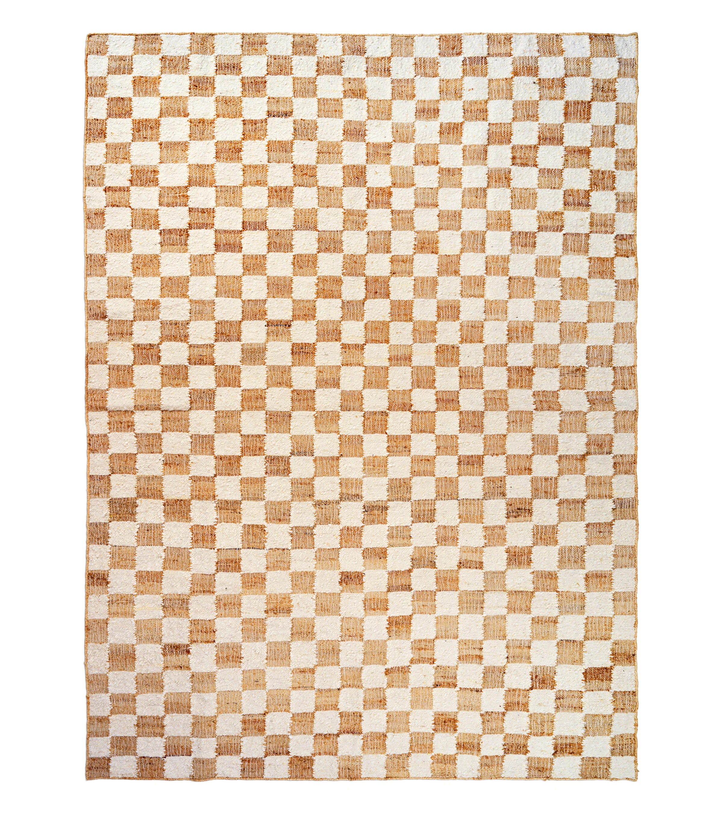 Dywan wełniano-jutowy CHECK beżowy - Image 7
