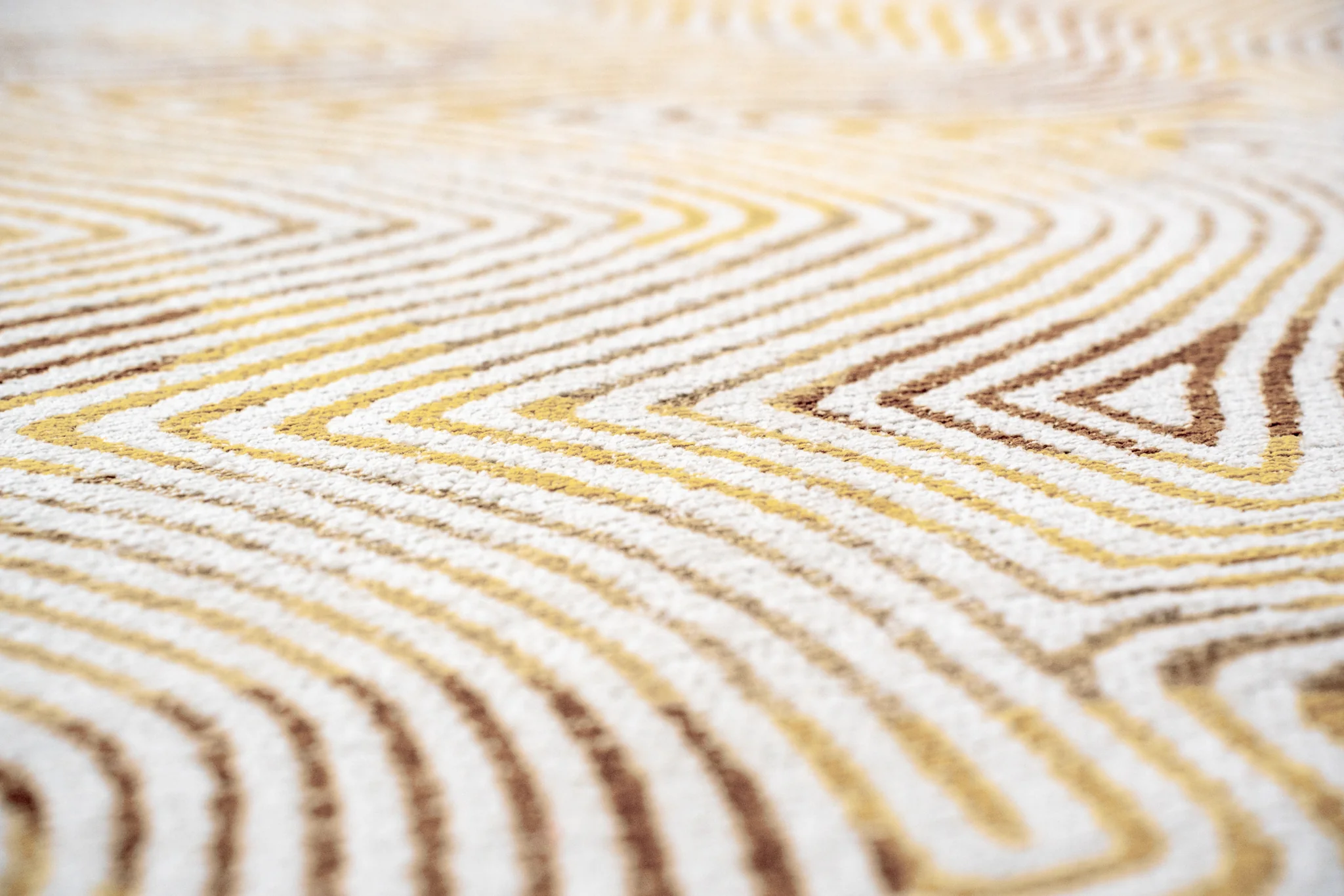 Dywan okrągły CORAL YELLOW HIPPY żółto-beżowy - Image 6