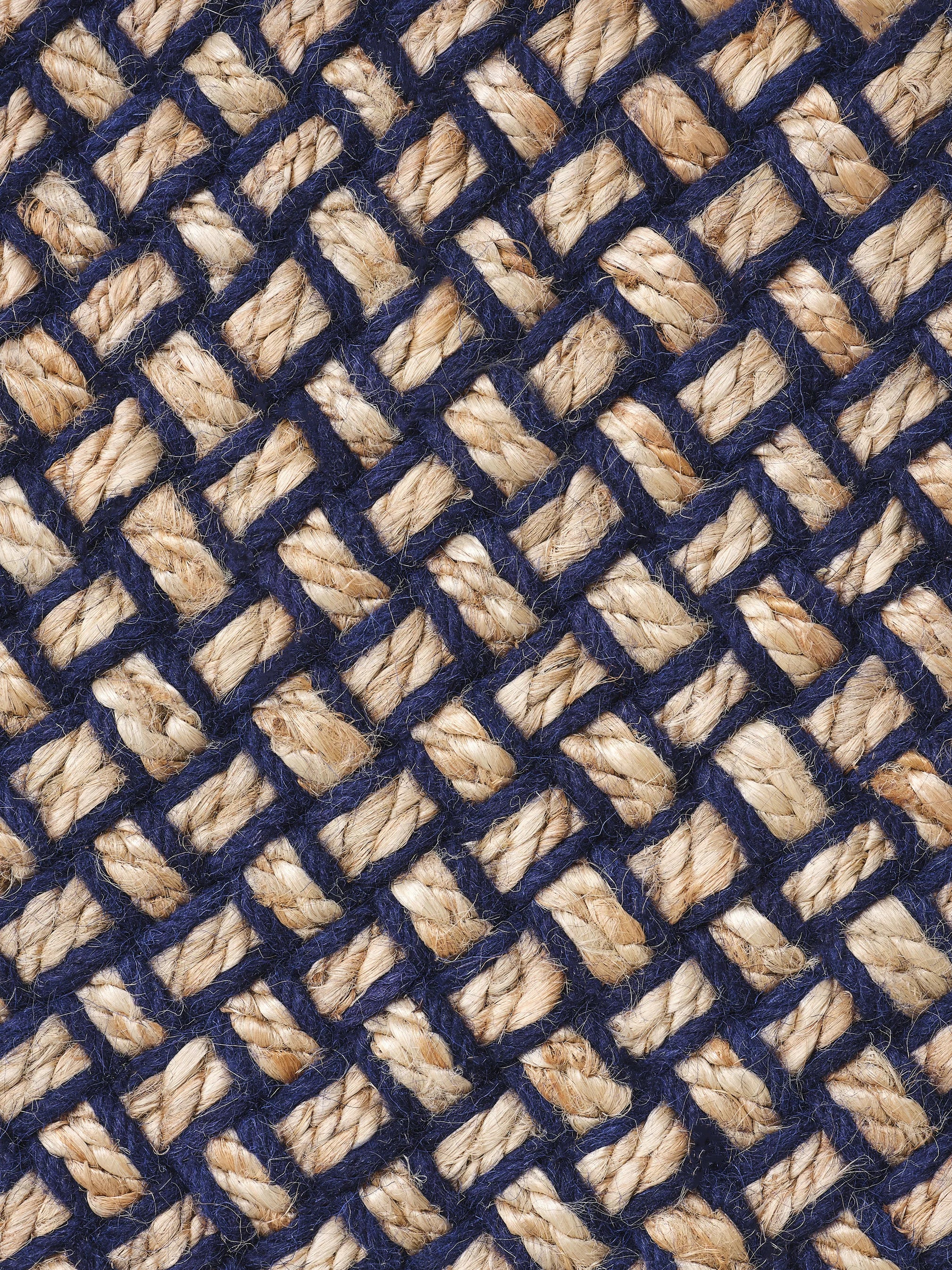 Dywan WEAVE ciemnoniebieski z beżowym - Image 4