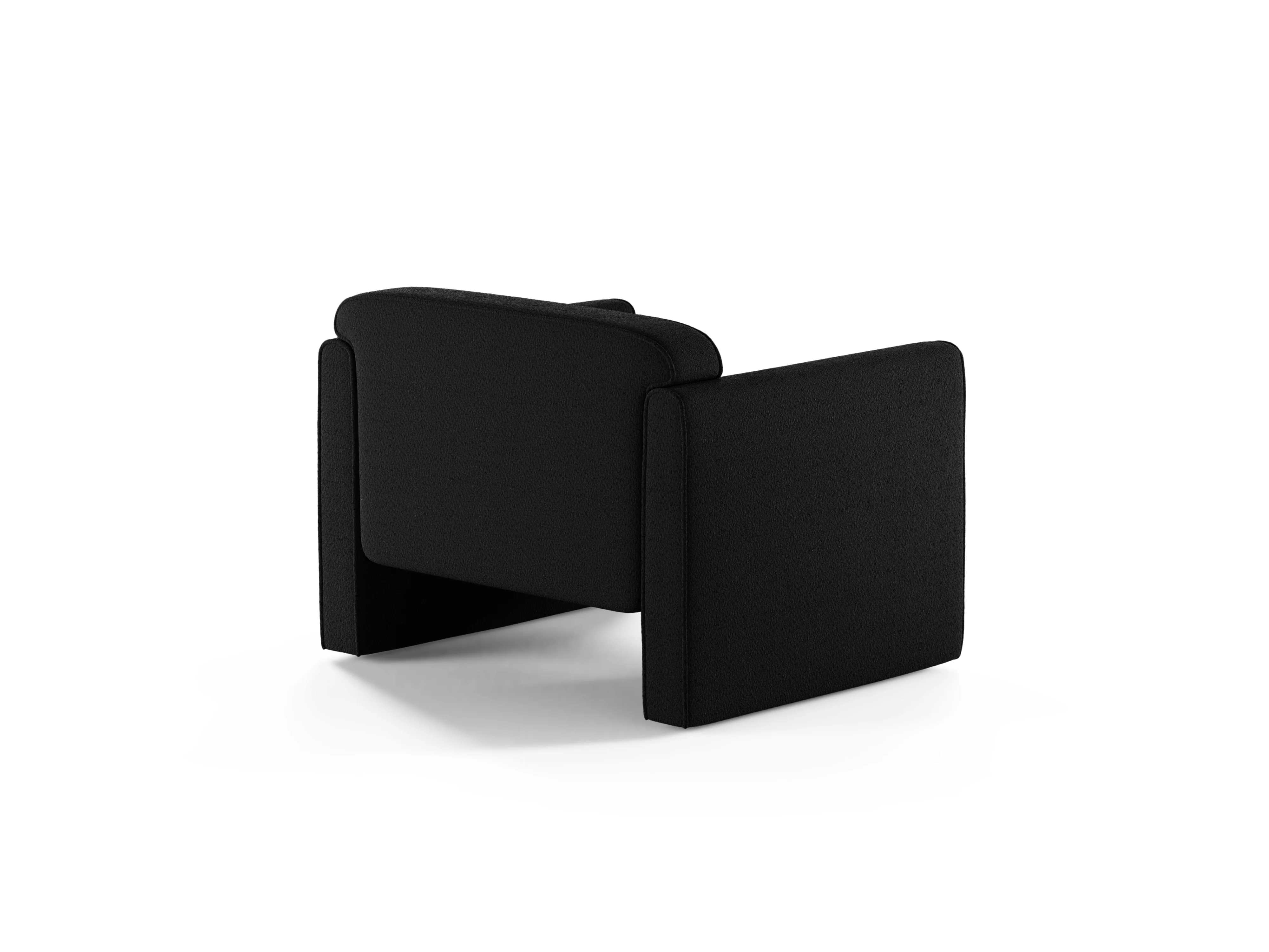 Fotel ABBY czarny boucle - Image 4