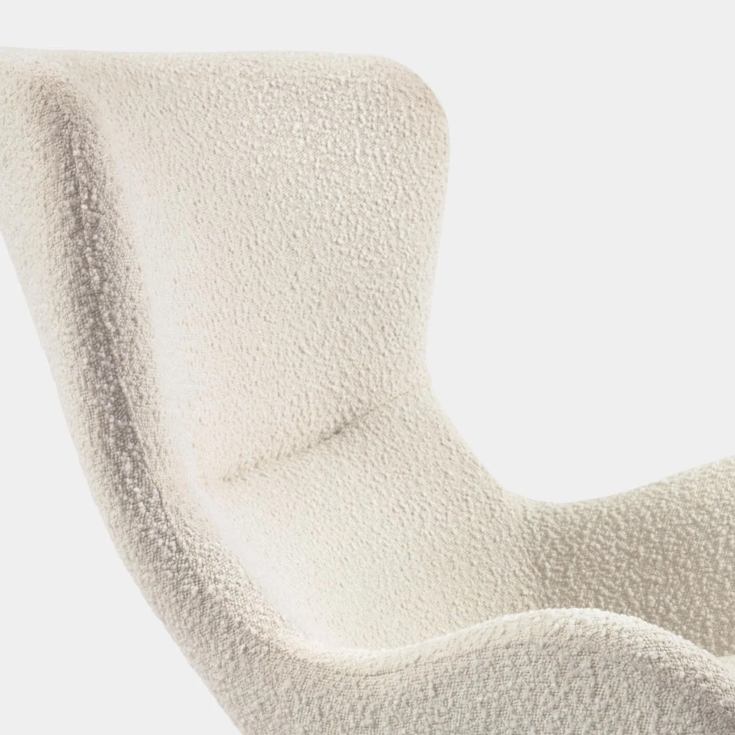 Fotel bujany VANIA biały baranek - Image 9
