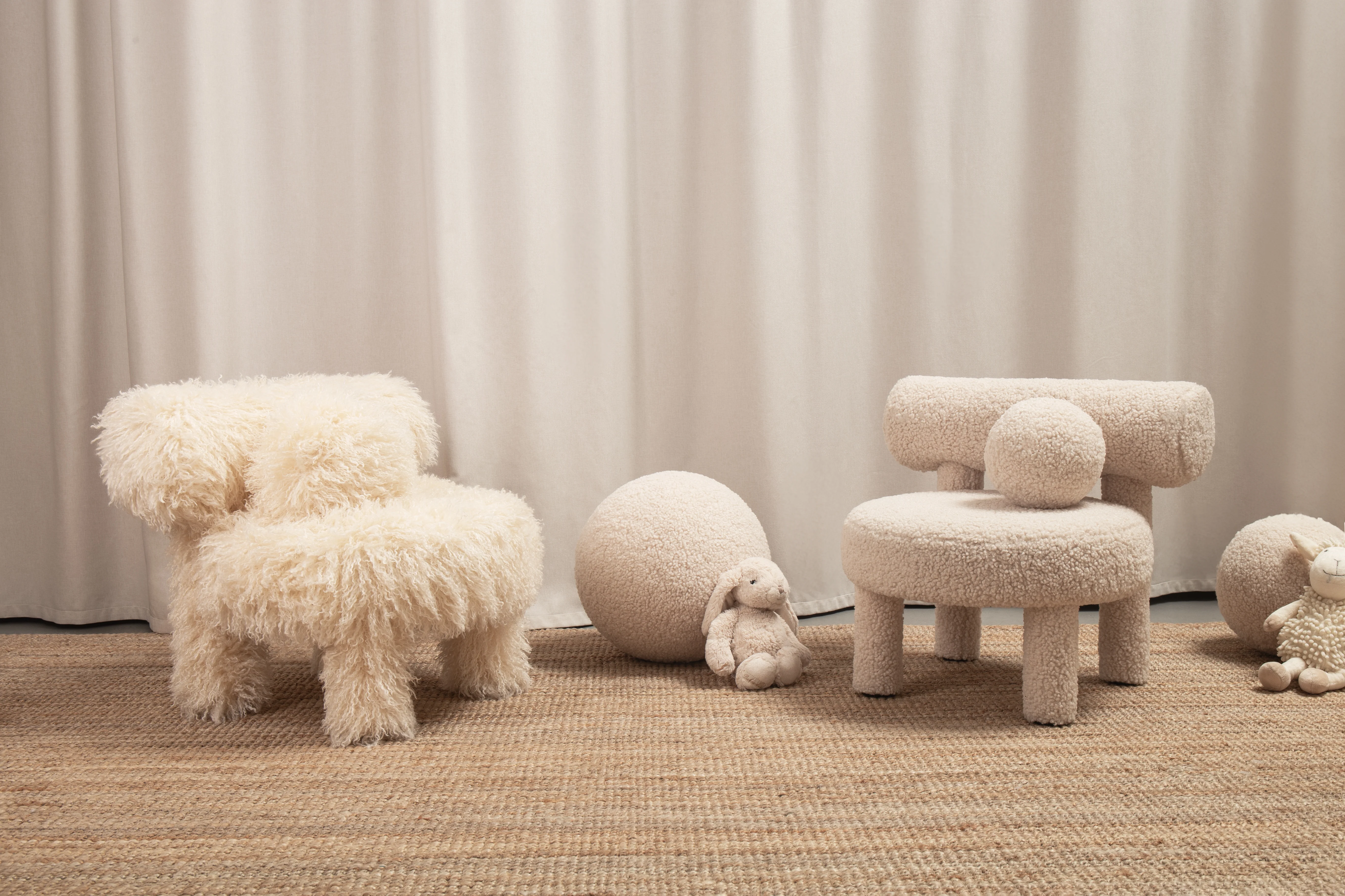 Fotel dziecięcy BABY GROPIUS CS1 - FLUFFY EDITION sztuczne futerko - Image 8