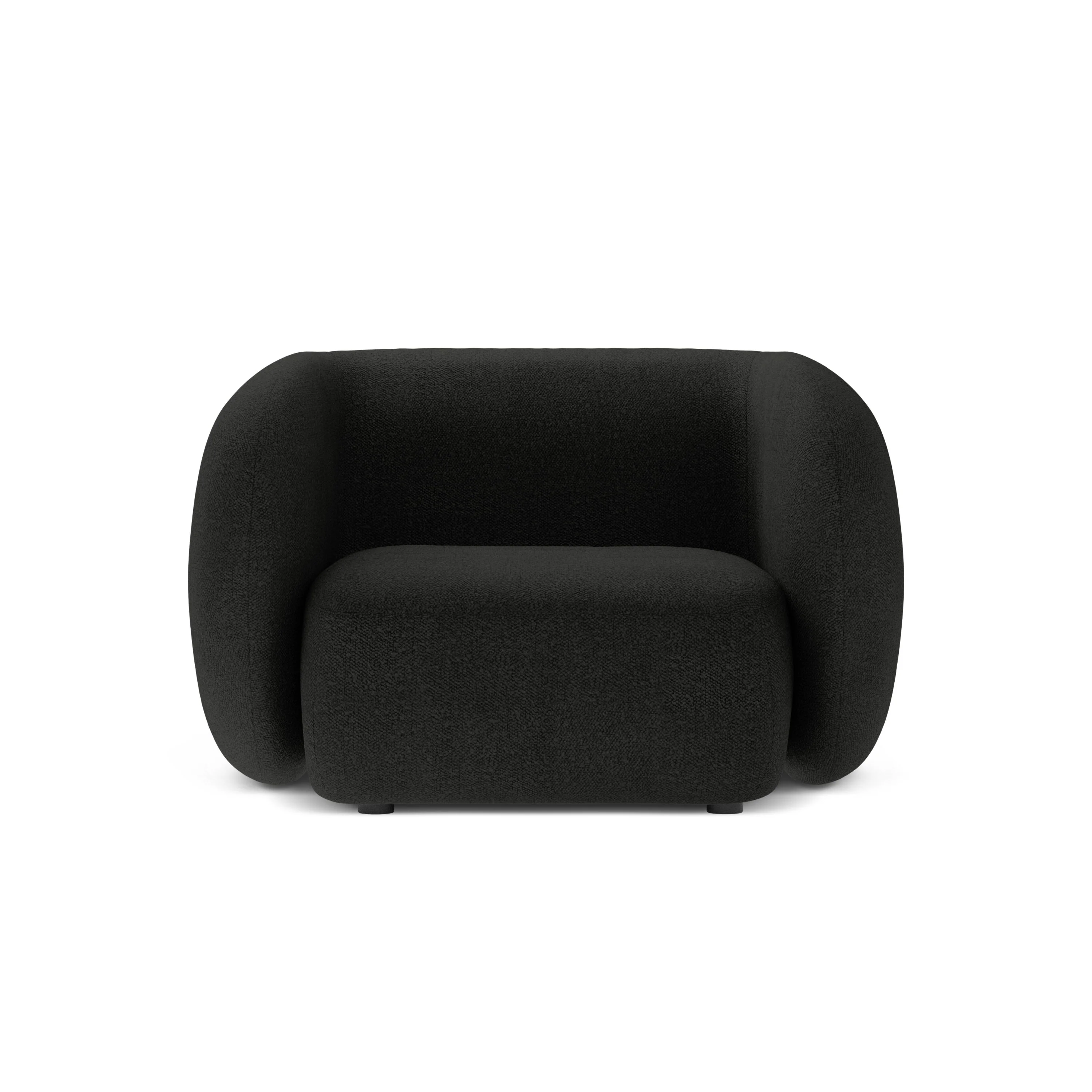 Fotel KATE czarny boucle - Image 2
