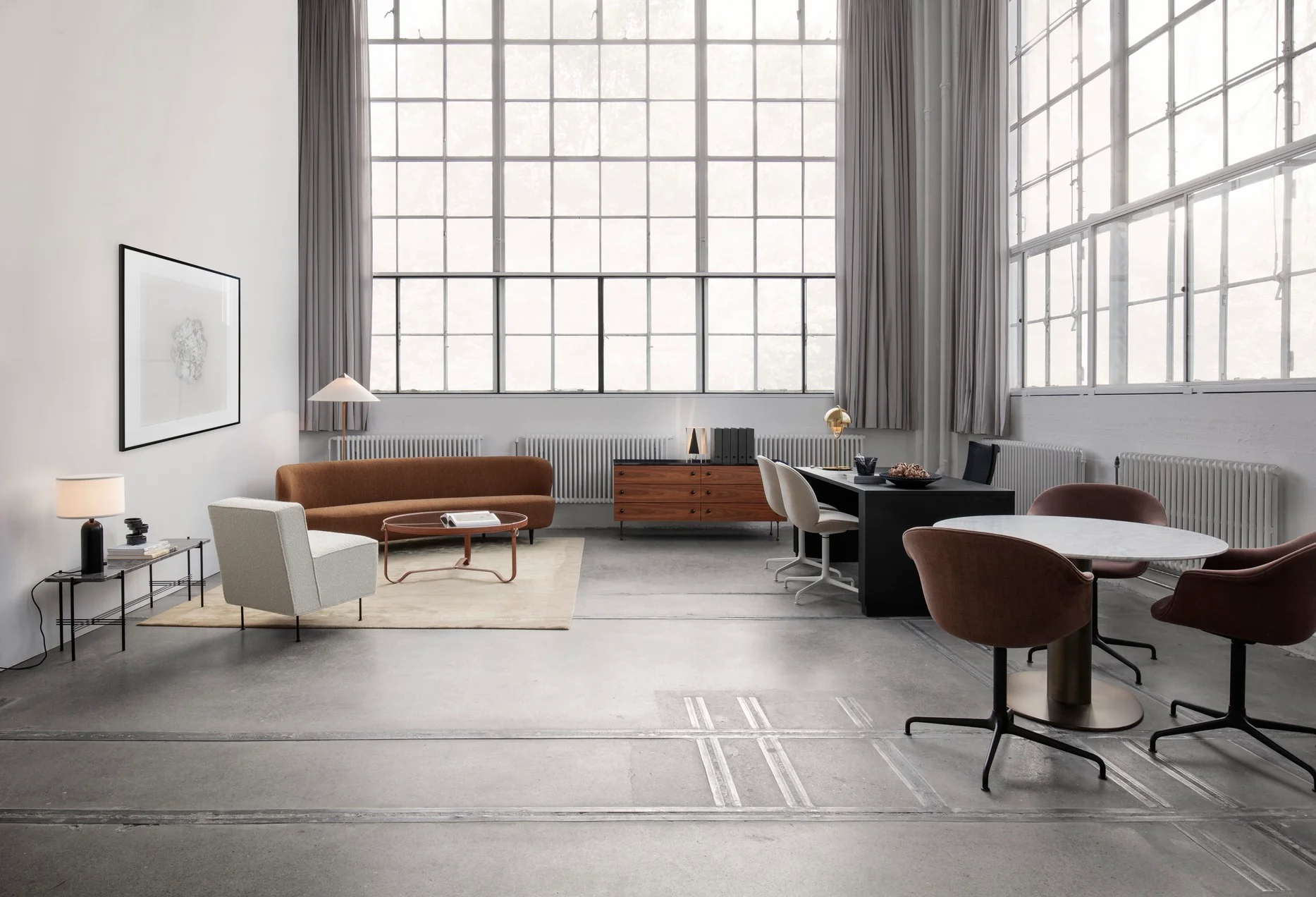 Fotel MODERN LINE tapicerowany z czarną podstawą - Image 5