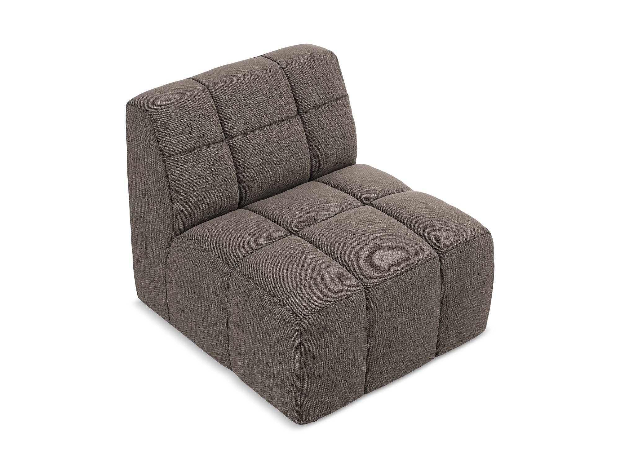 Fotel / moduł ALOHA czekoladowy boucle - Image 4