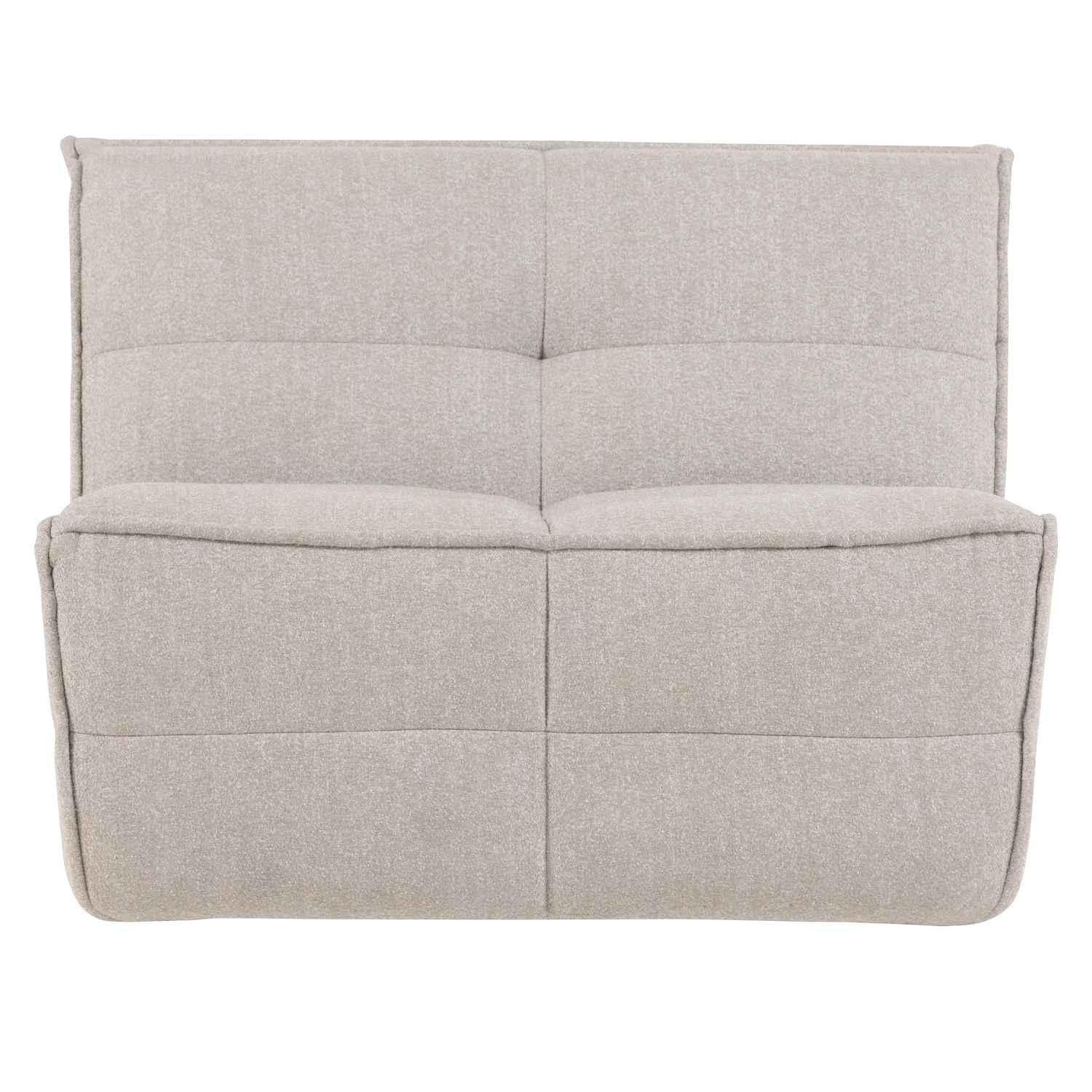 Fotel / moduł CLUSTER piaskowy bouclé - Image 3