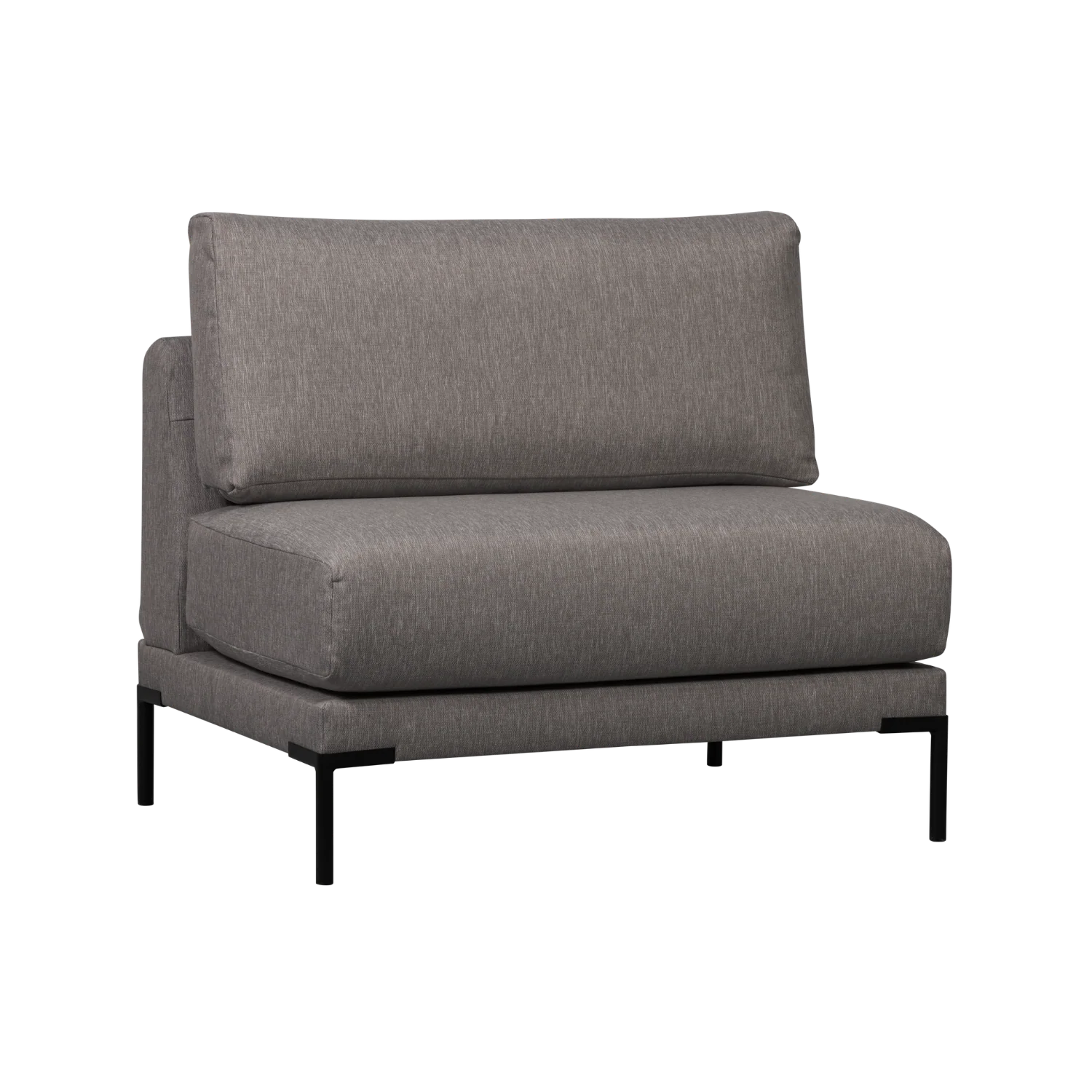 Fotel / moduł COUPLE DINING BENCH szary
