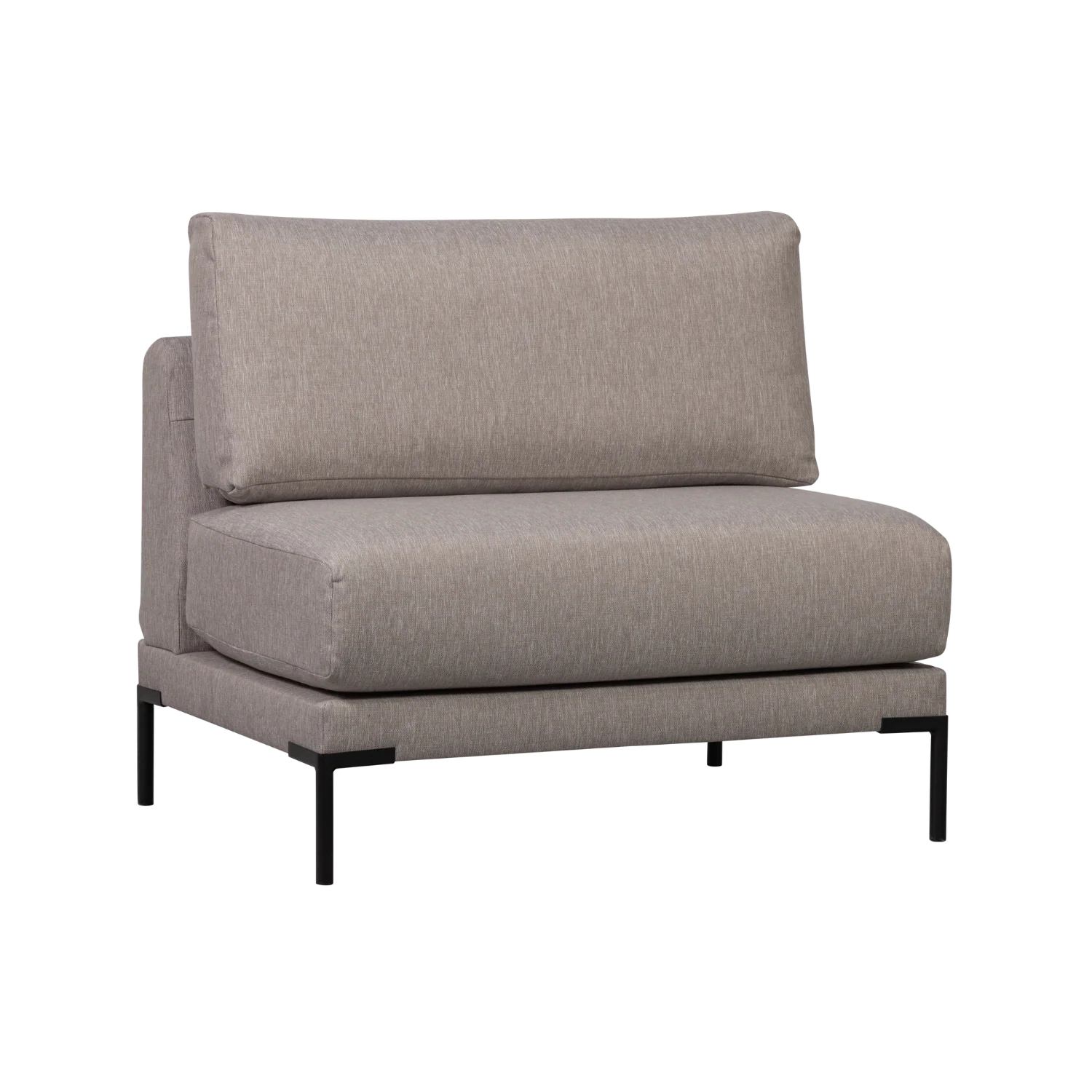 Fotel / moduł COUPLE DINING BENCH taupe