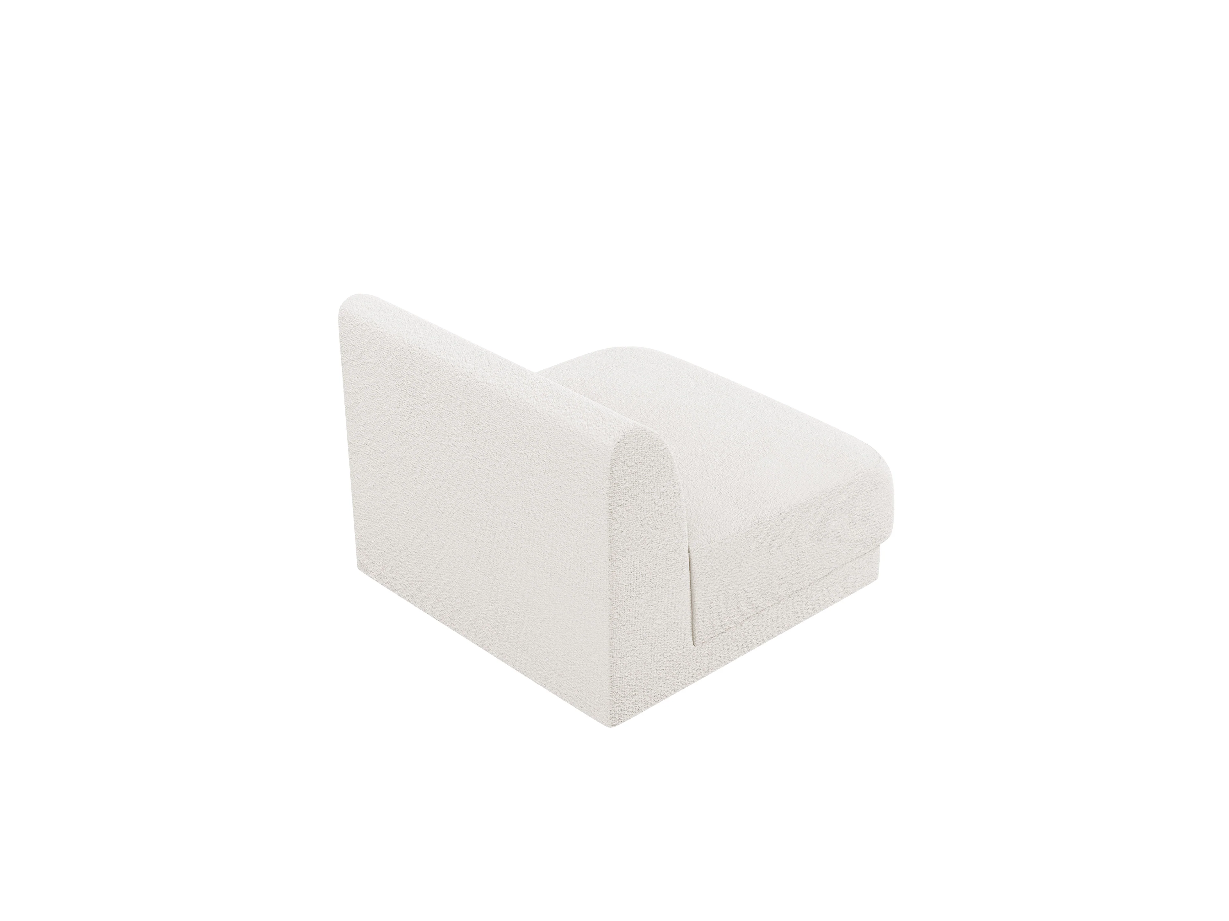 Fotel / moduł  MILEY biały boucle - Image 3