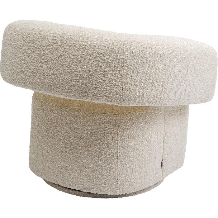 Fotel obrotowy MAYE kremowy boucle - Image 11