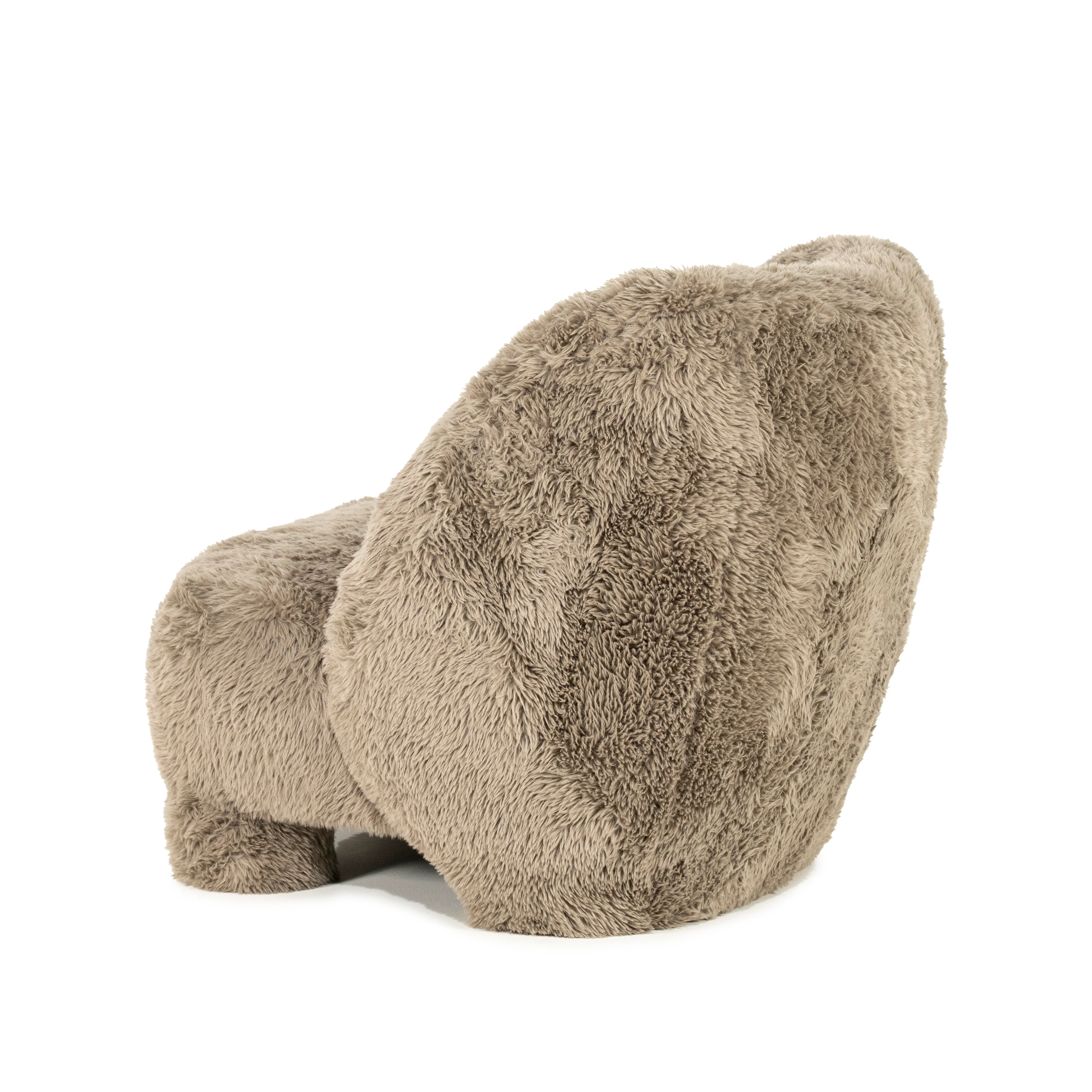 Fotel SAMSON futrzany taupe - Image 7