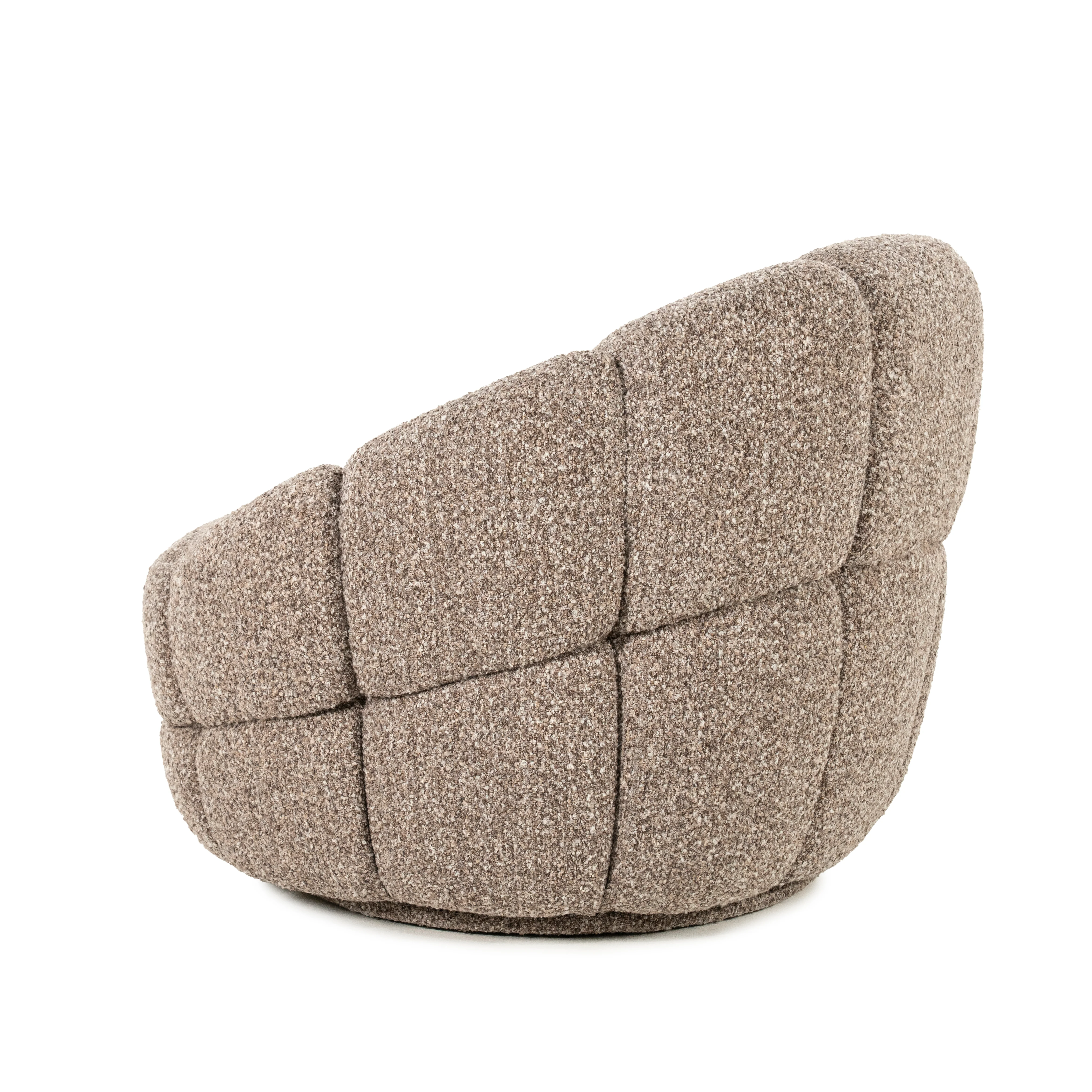 Fotel obrotowy TINA taupe - Image 8