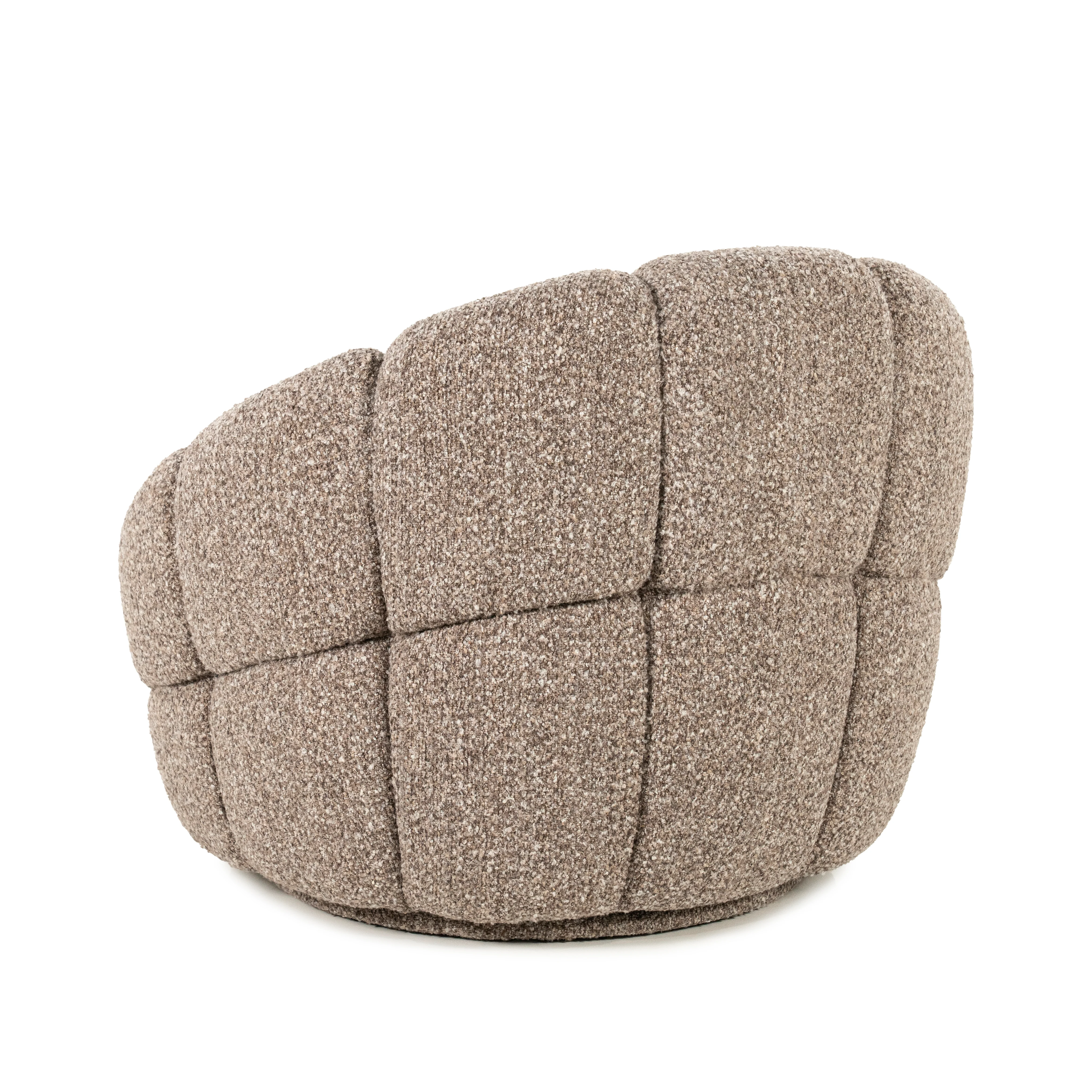 Fotel obrotowy TINA taupe - Image 9