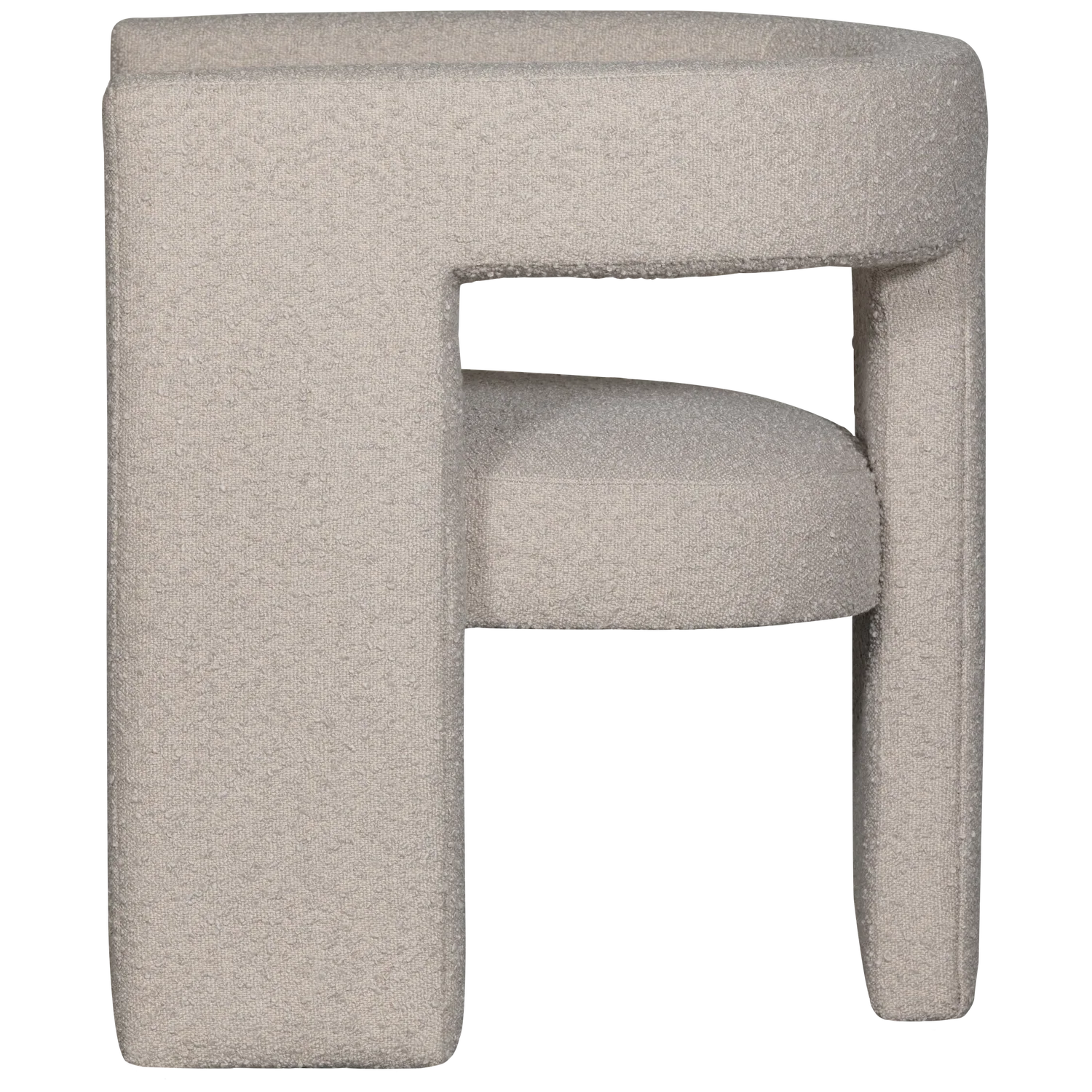 Fotel TIWA beżowy bouclé - Image 3