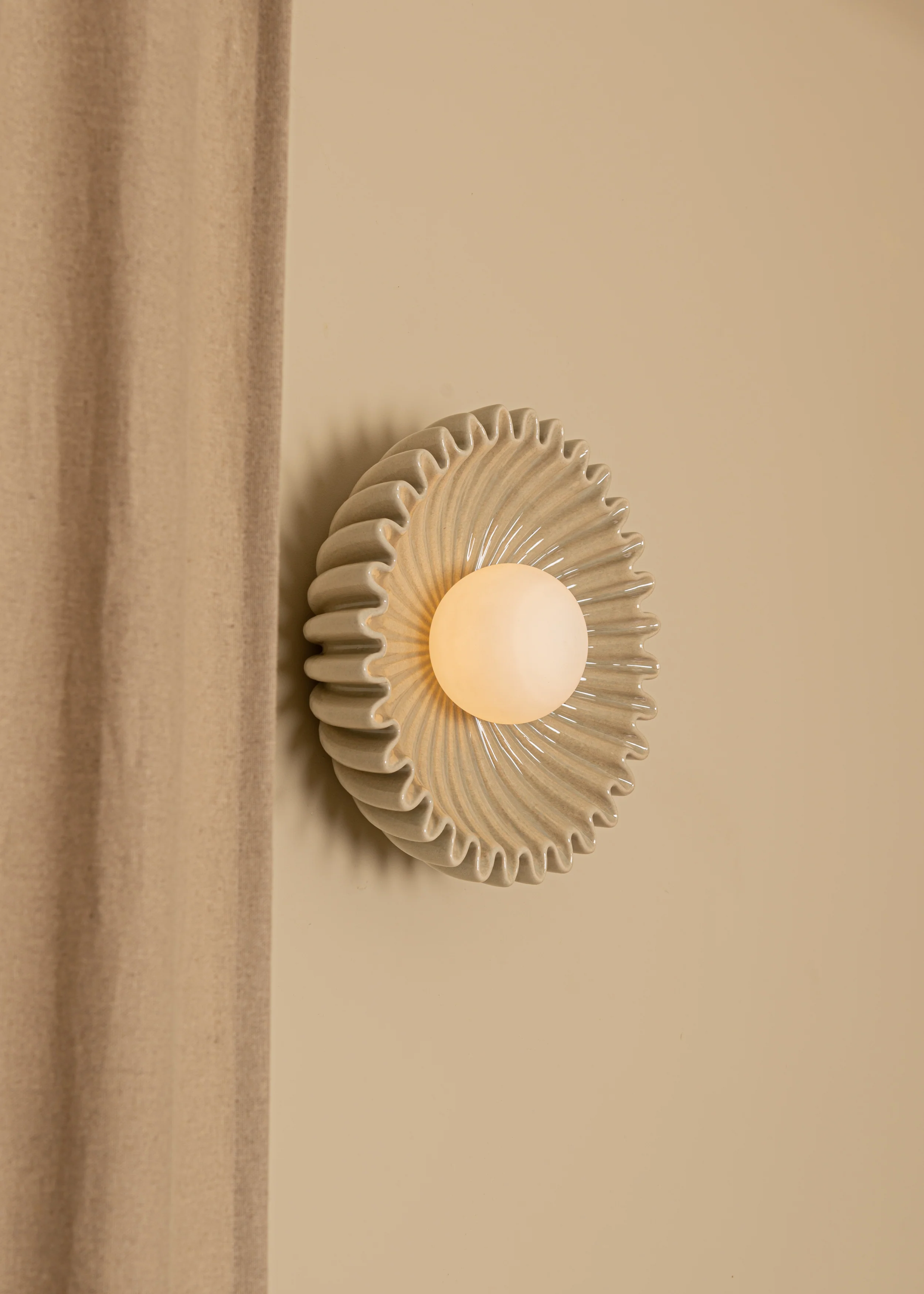 Kinkiet ceramiczny OSTRO piaskowy - Image 2