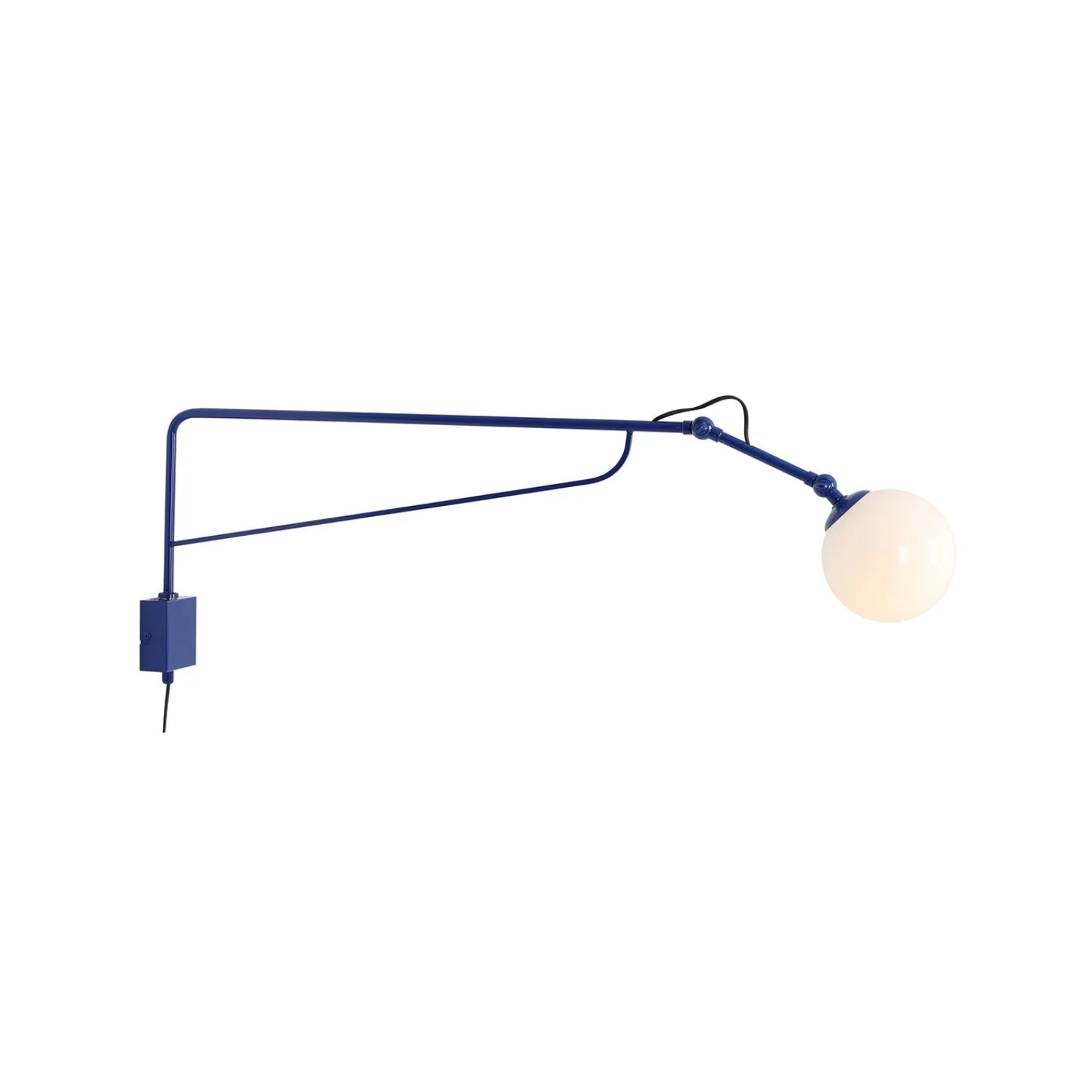 Lampa ścienna z wysięgnikiem regulowana SOHO COBALT niebieski