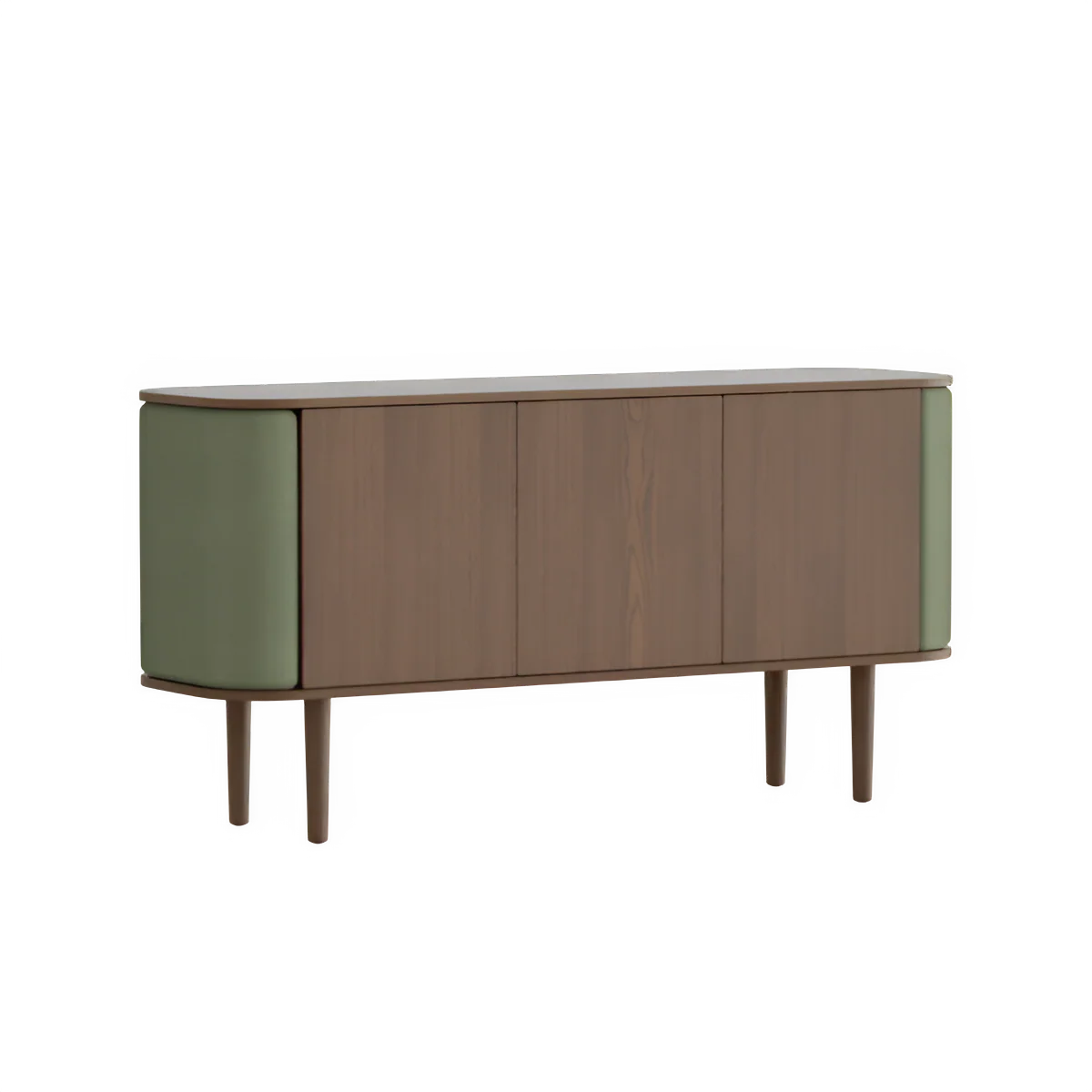 Komoda TREASURES zielony z ciemnym dębem - Image 4