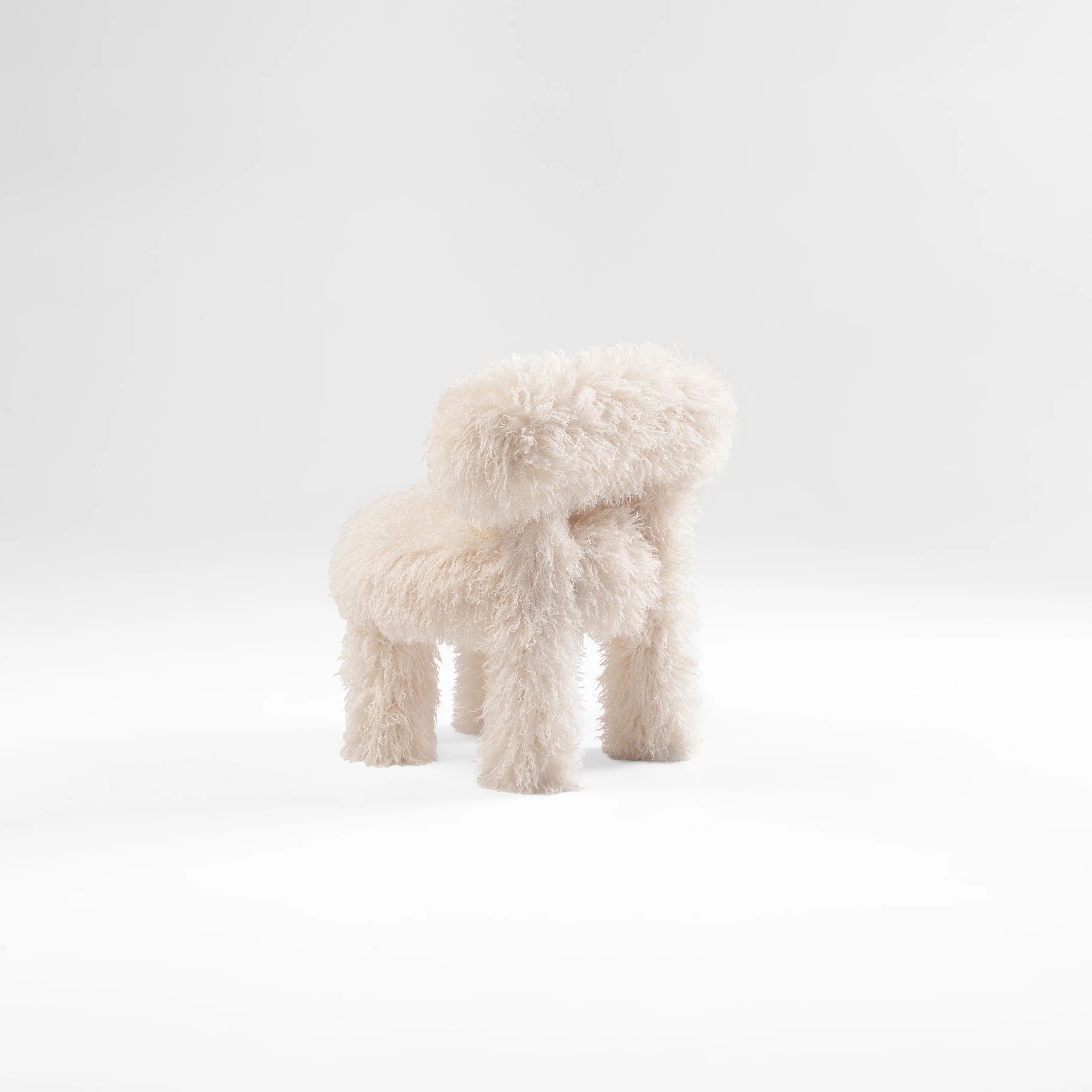 Krzesło dziecięce BABY GROPIUS CS1 - FLUFFY EDITION sztuczne futerko - Image 4