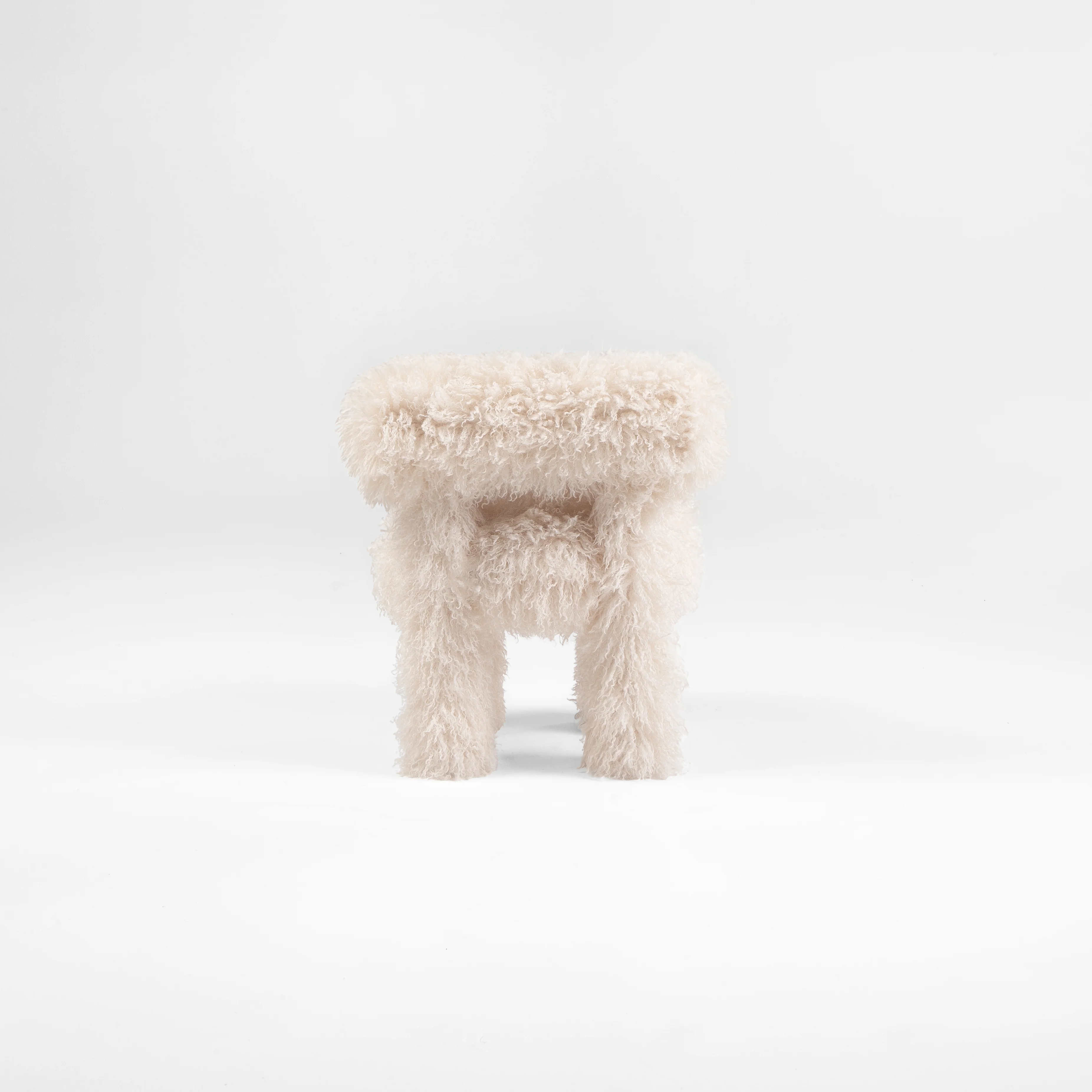 Krzesło dziecięce BABY GROPIUS CS1 - FLUFFY EDITION sztuczne futerko - Image 5