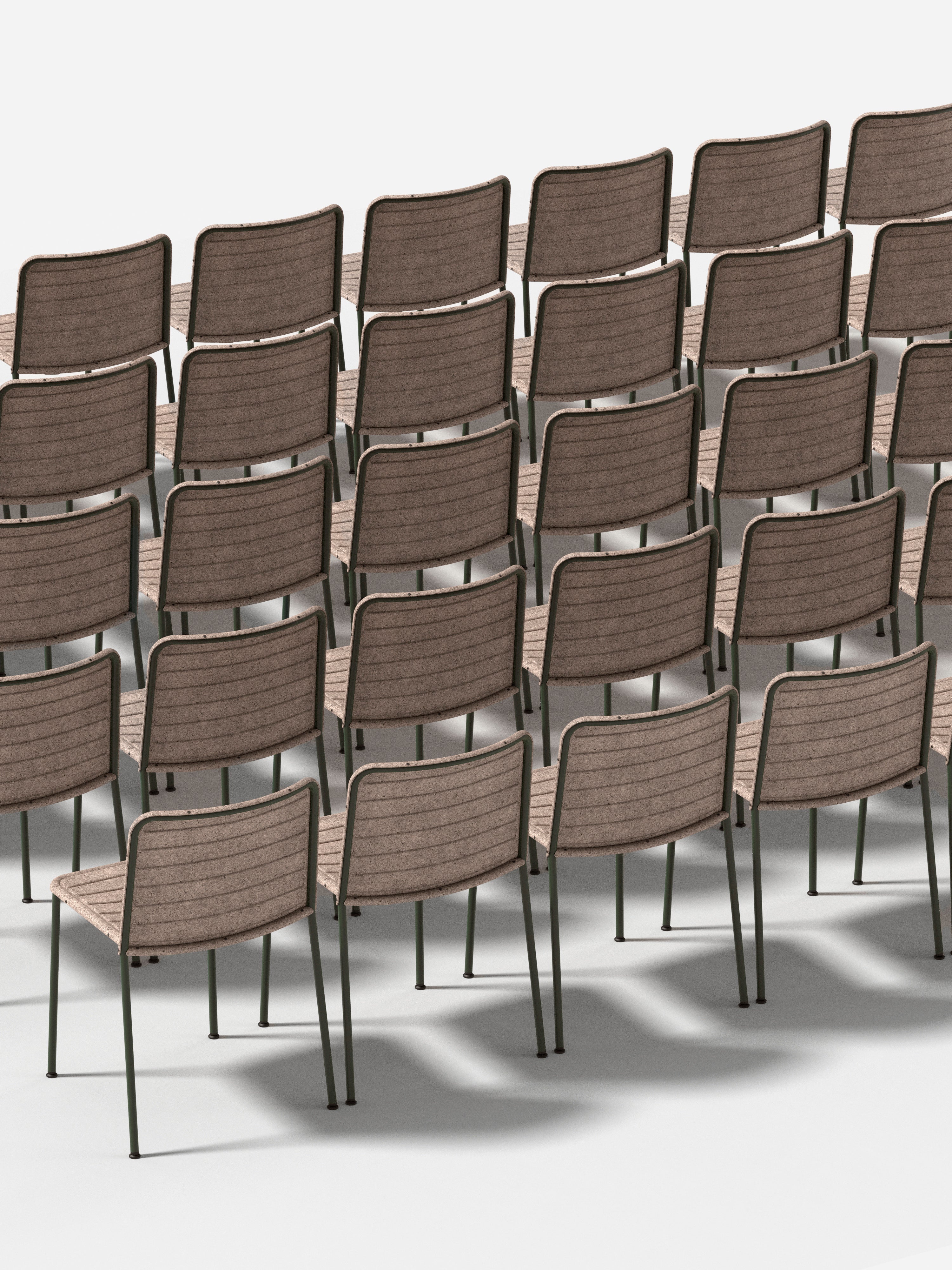 Krzesło FLAX STACKER brązowy - Image 15
