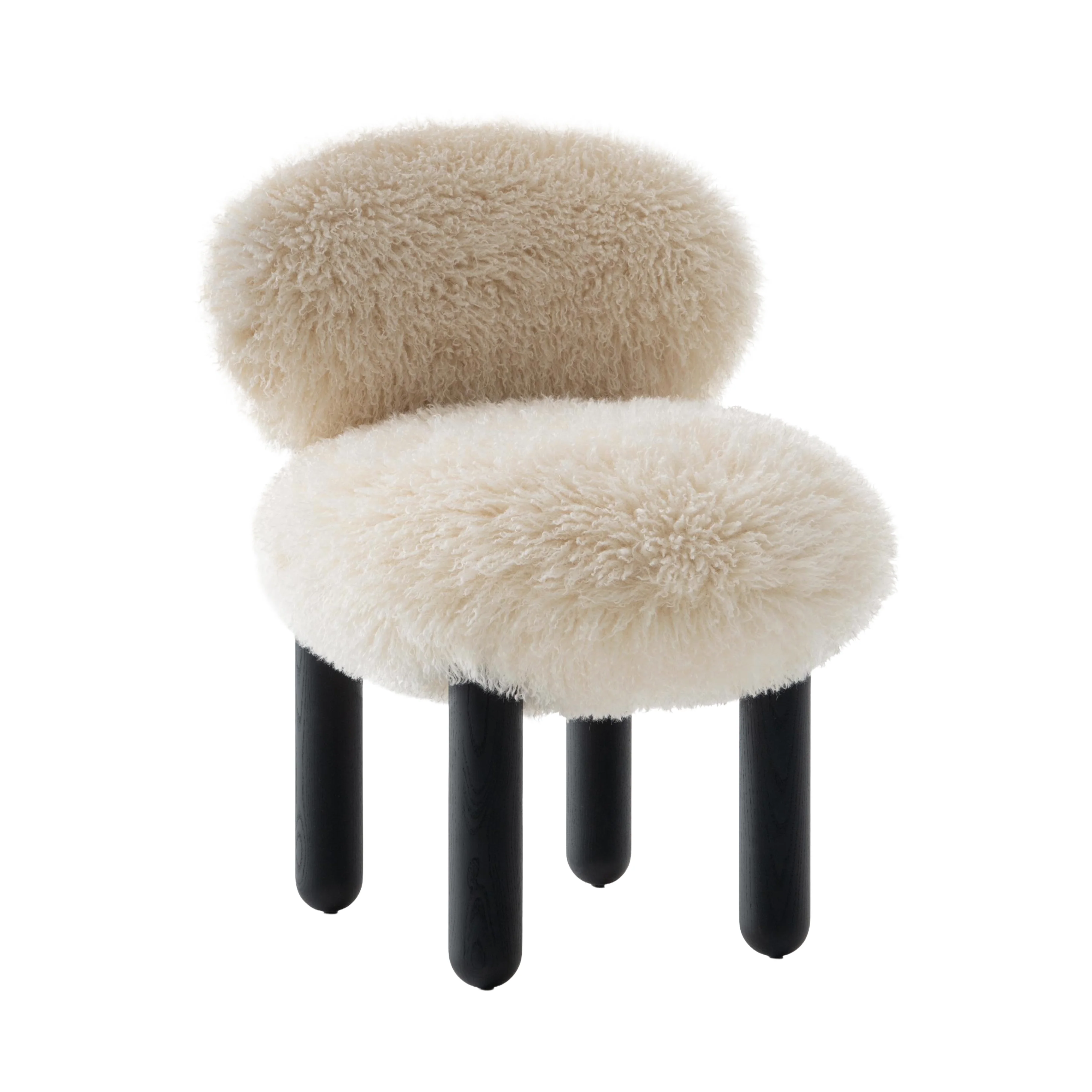 Krzesło FLOCK CS2 - FLUFFY EDITION sztuczne futerko