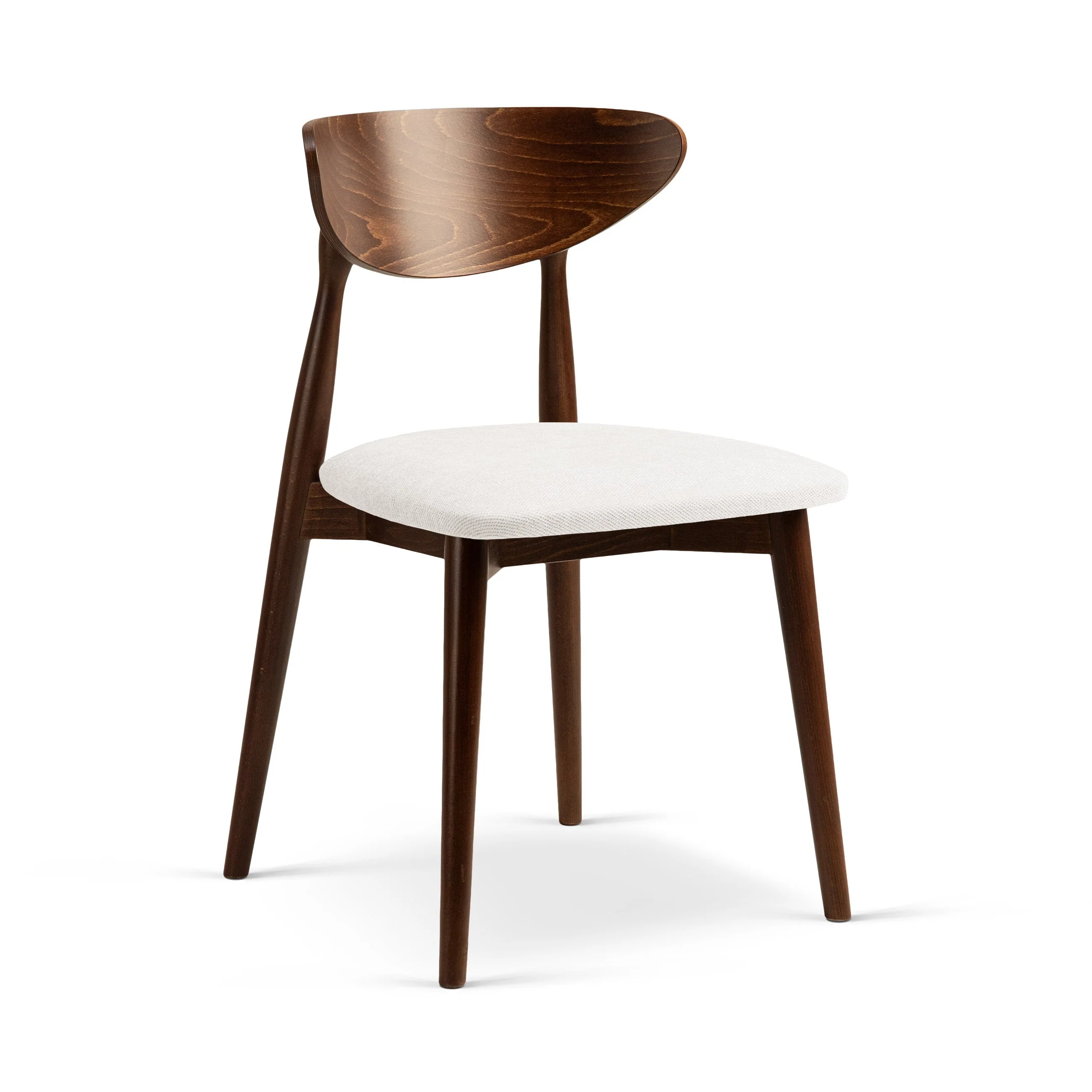 Krzesło LEON kość słoniowa szenil