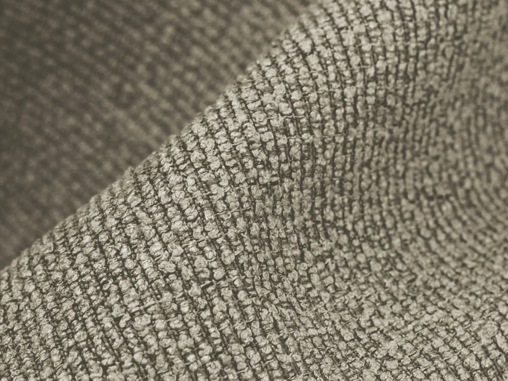Krzesło MAIA taupe boucle z czarną dębową podstawą - Image 6