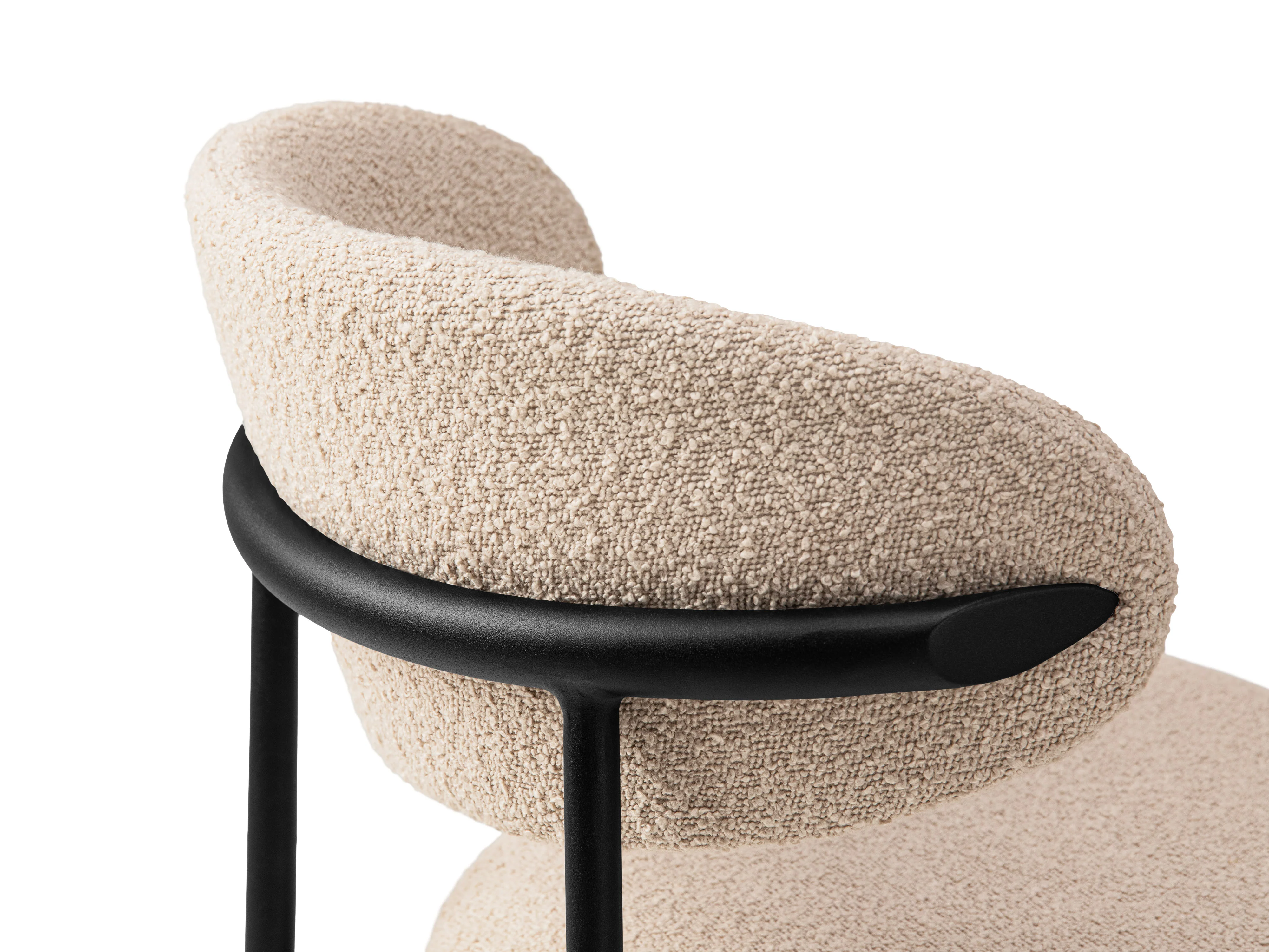Krzesło NINA beżowy boucle - Image 4