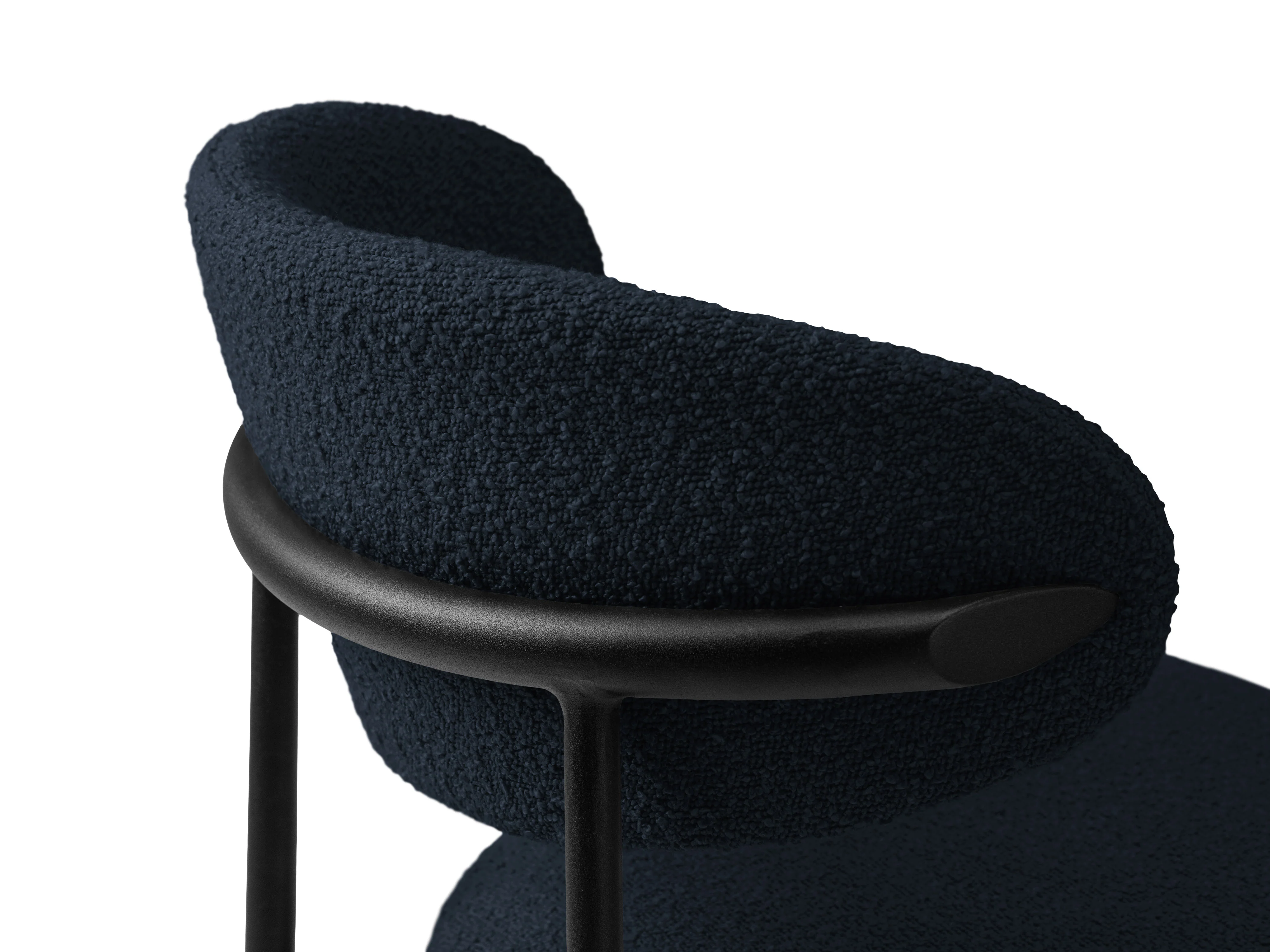 Krzesło NINA ciemny niebieski boucle - Image 4