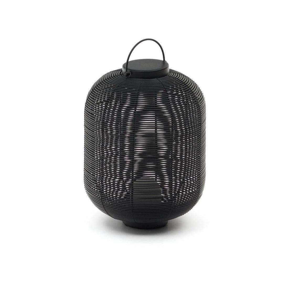 Lampa akumulatorowa SARANELLA czarny rattan