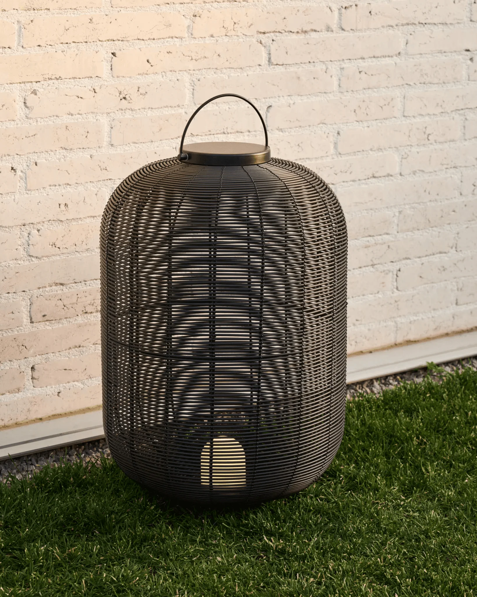 Lampa akumulatorowa SARANELLA czarny rattan - Image 2