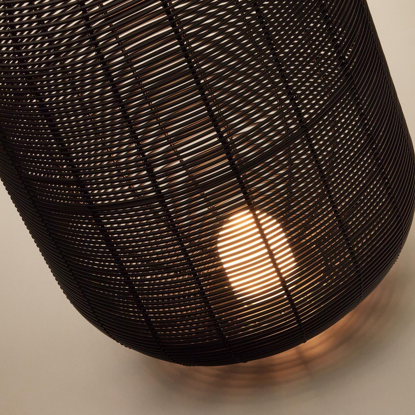 Lampa akumulatorowa SARANELLA czarny rattan - Image 3