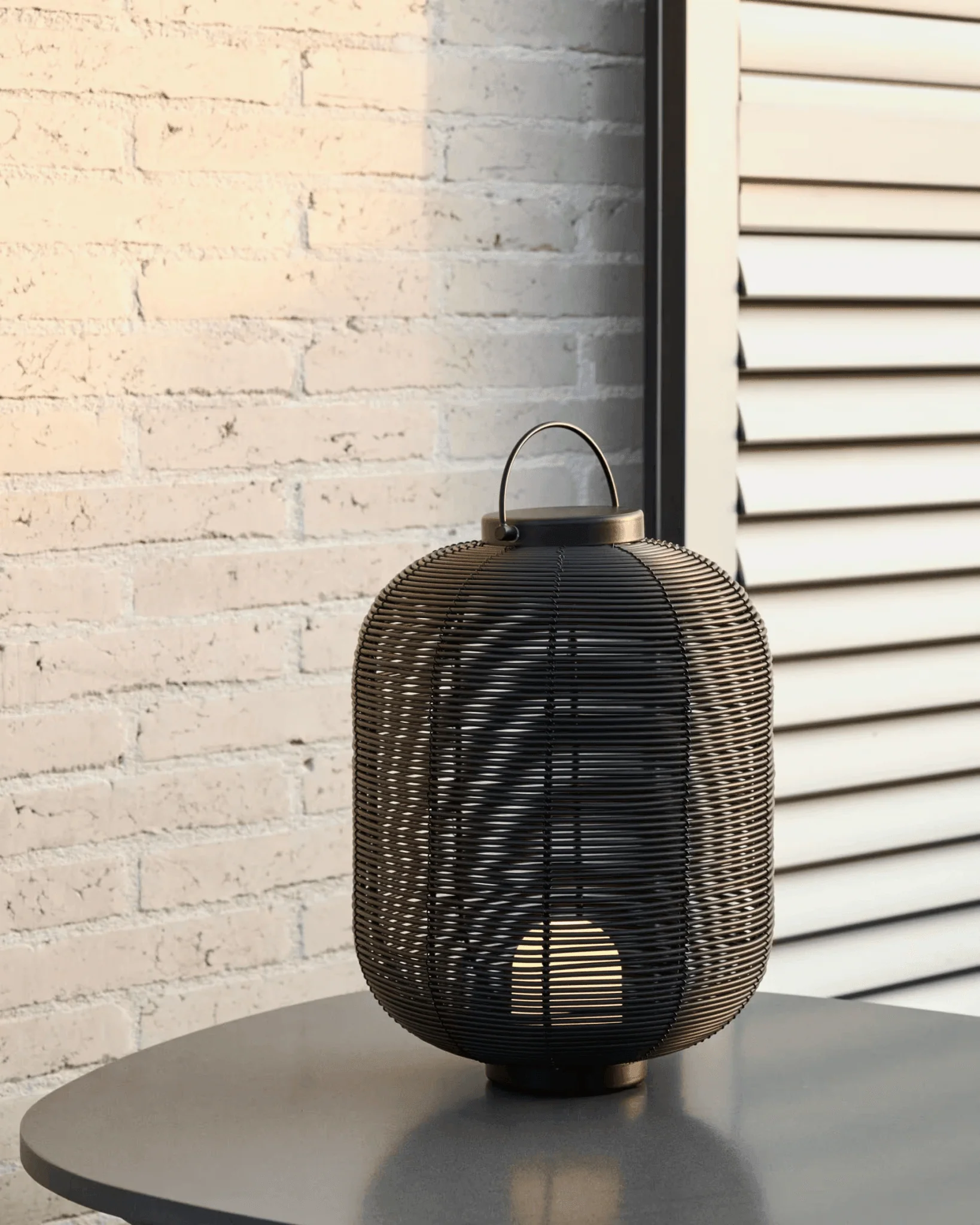 Lampa akumulatorowa SARANELLA czarny rattan - Image 6