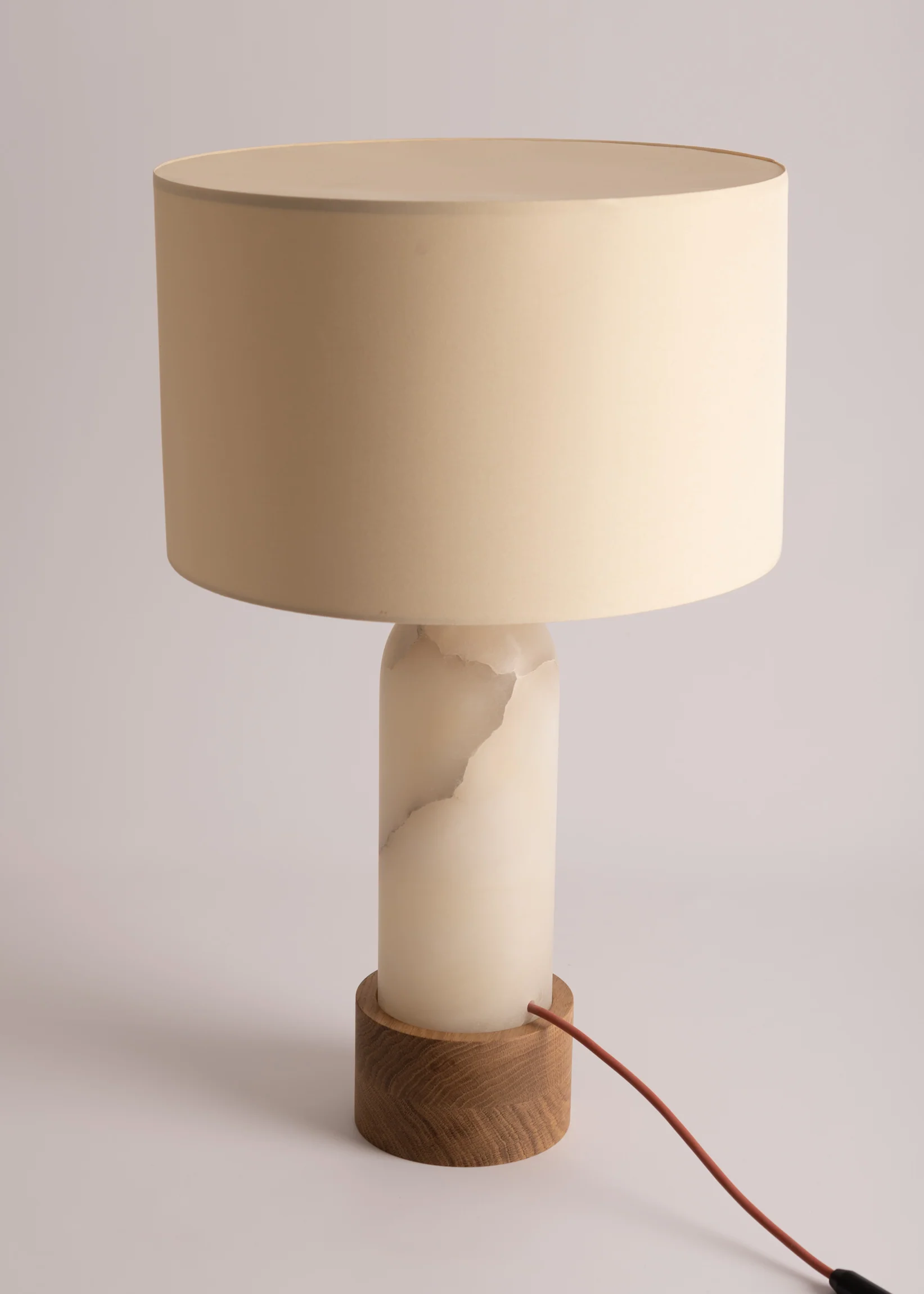 Lampa stołowa PURA KELO biały alabaster - Image 10