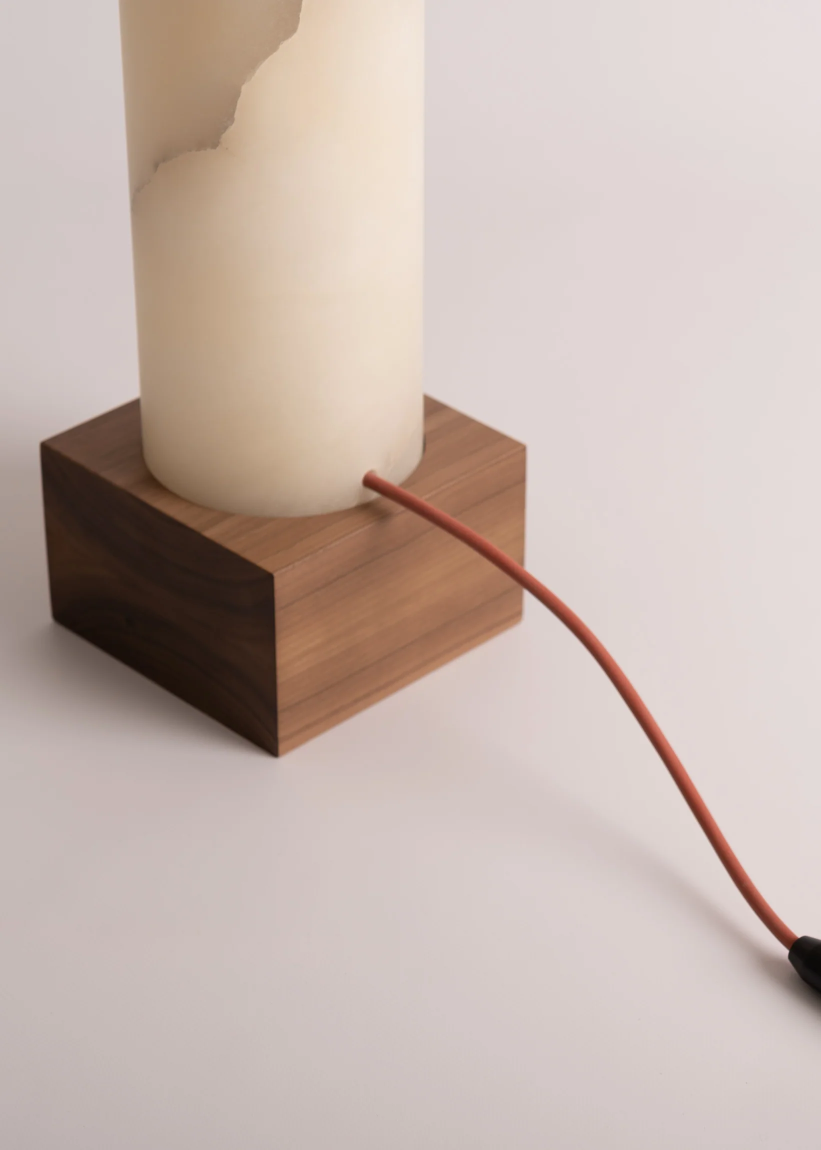 Lampa stołowa PURA KELO biały alabaster - Image 14