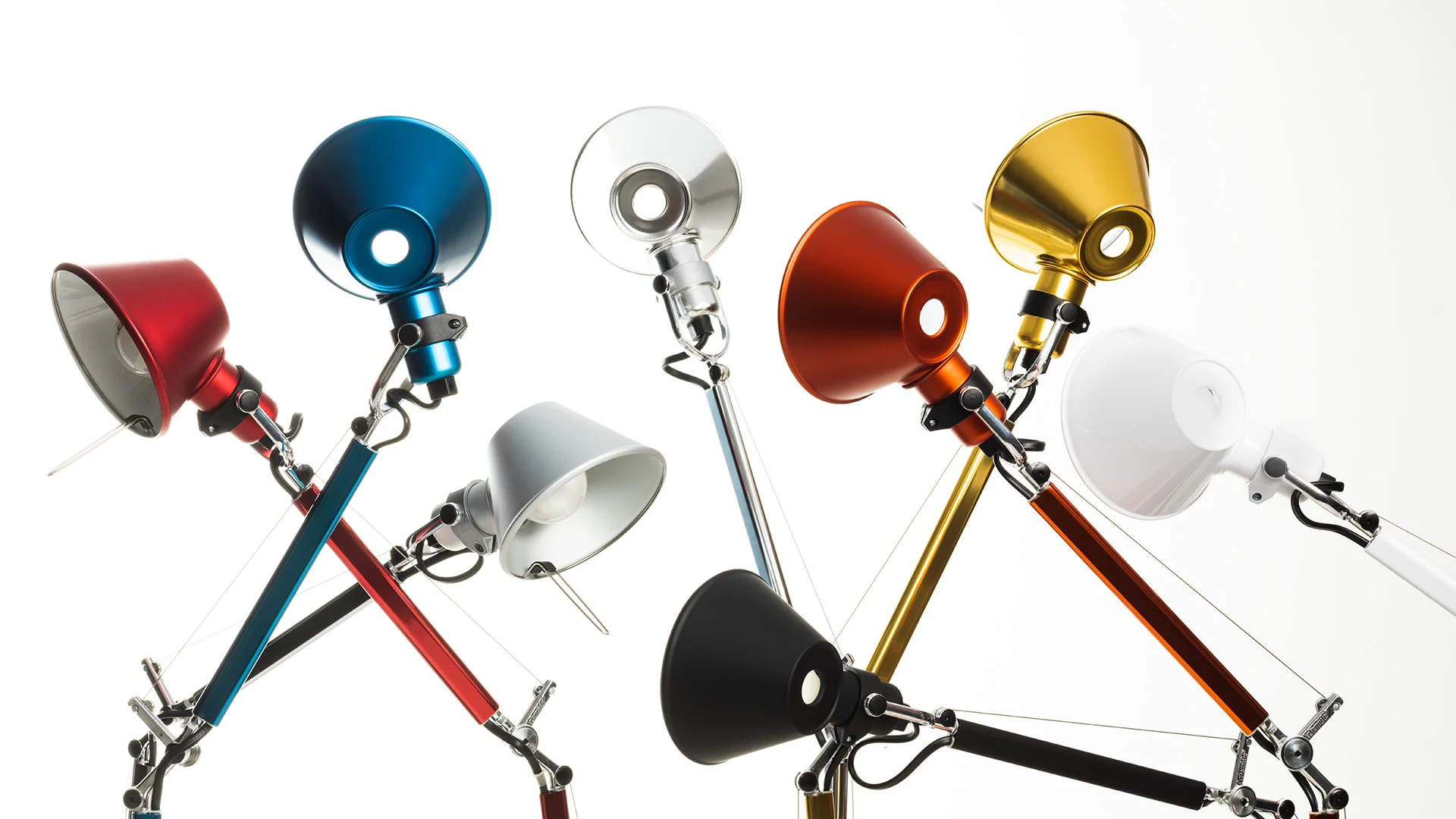 Lampa biurkowa regulowana TOLOMEO MICRO błyszczący srebrny - Image 3