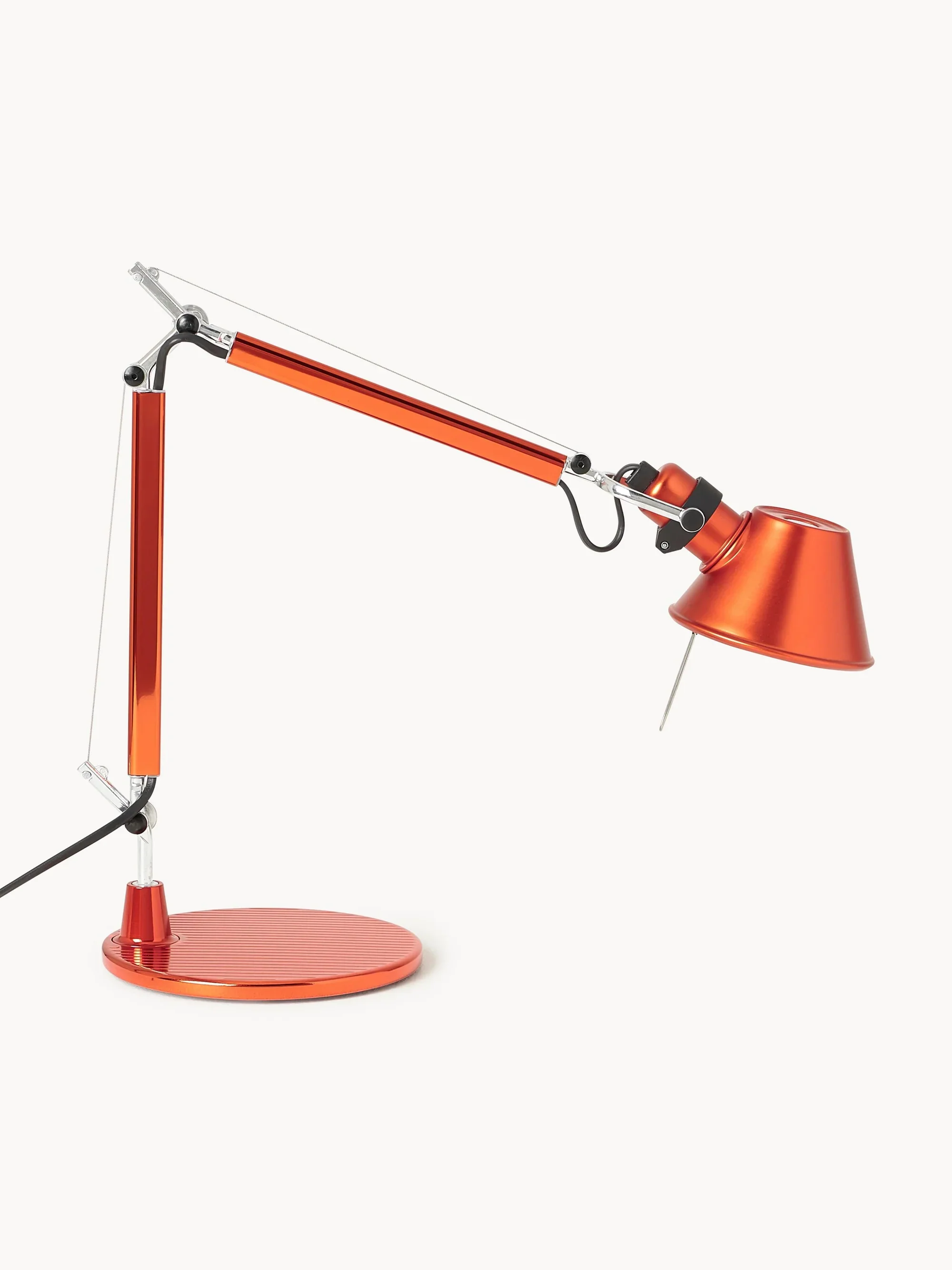Lampa biurkowa regulowana TOLOMEO MICRO matowy pomarańczowy - Image 3