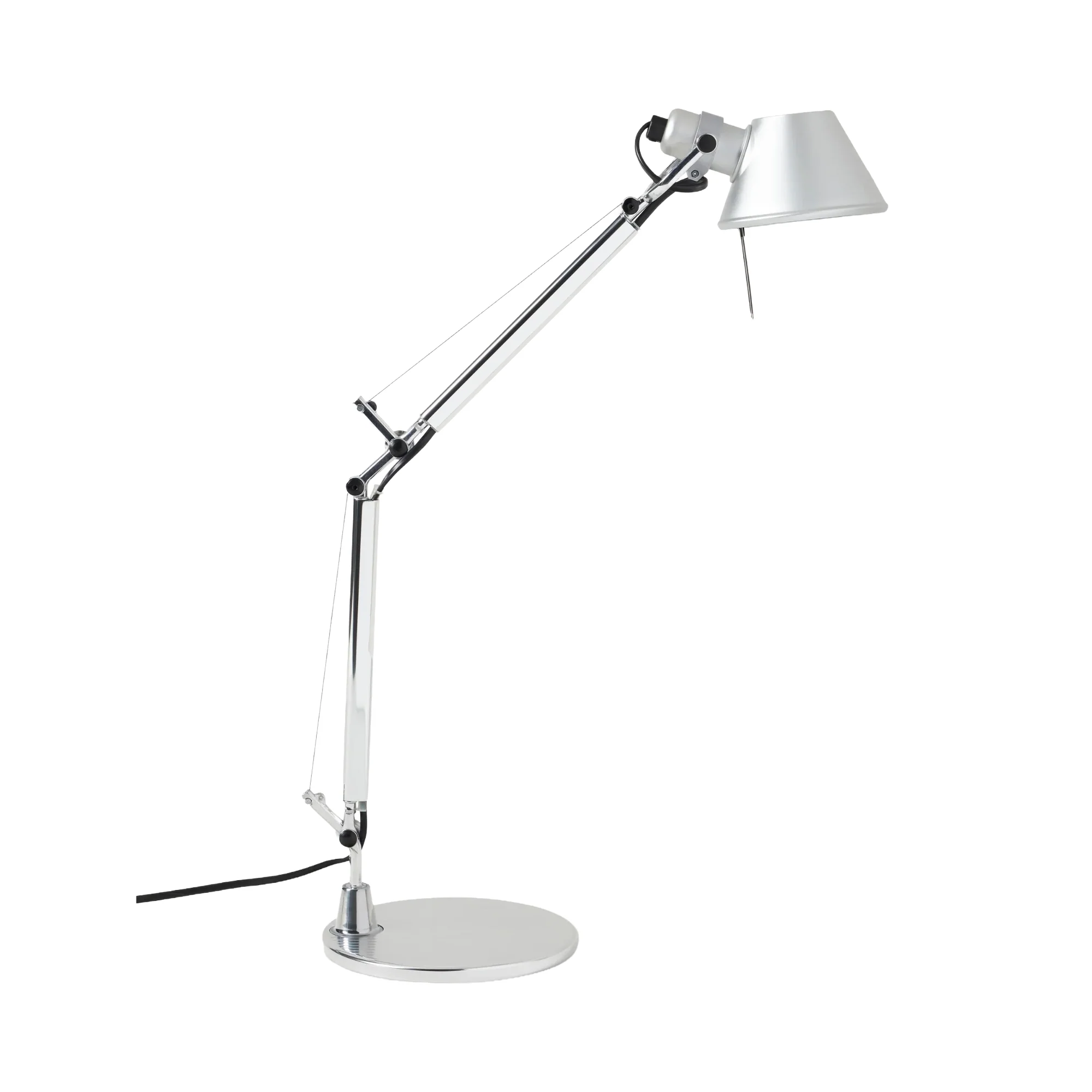Lampa biurkowa regulowana TOLOMEO MICRO matowy srebrny