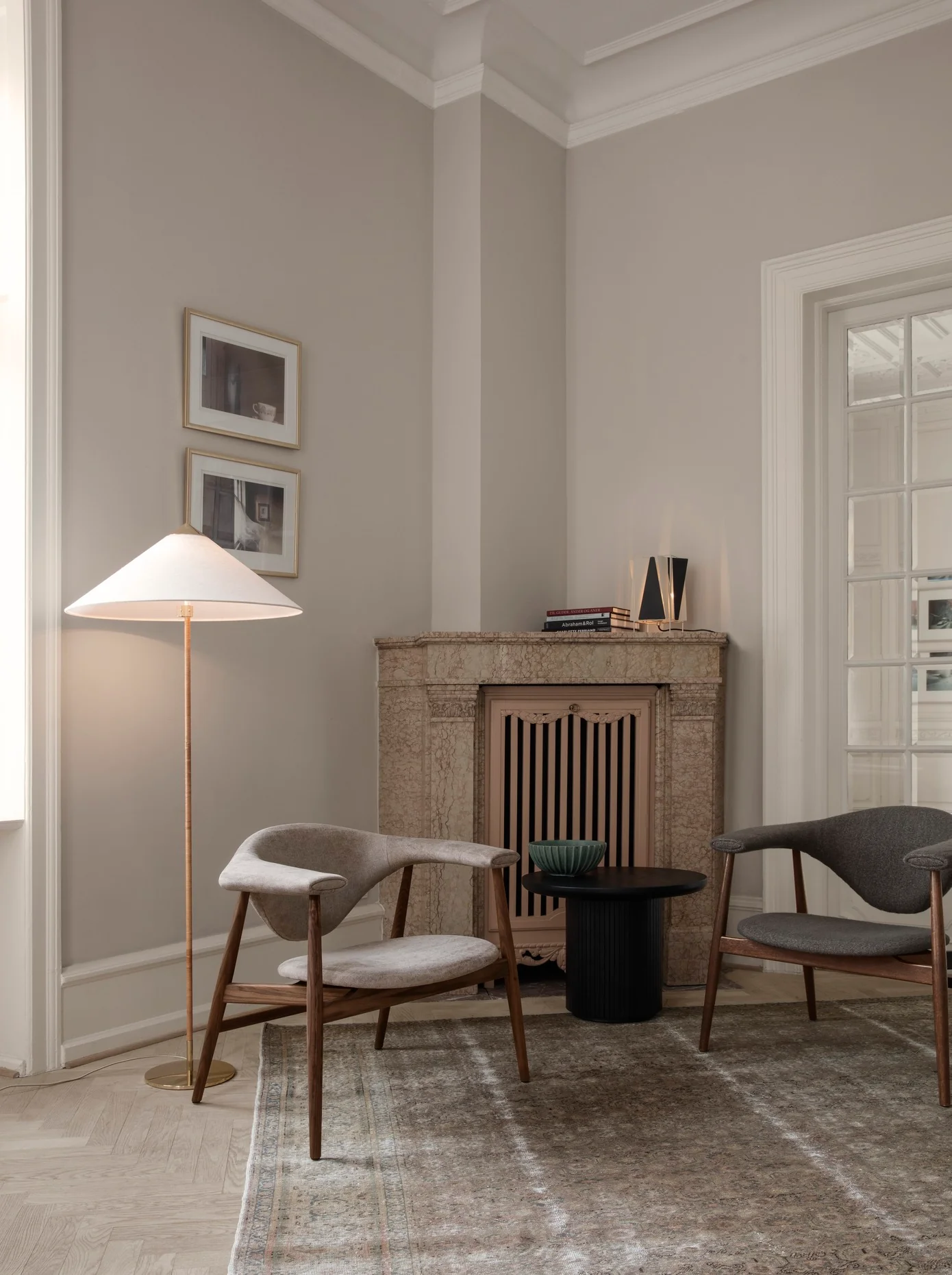 Lampa podłogowa 9602 mosiądz z wiklinowym kloszem - Image 14