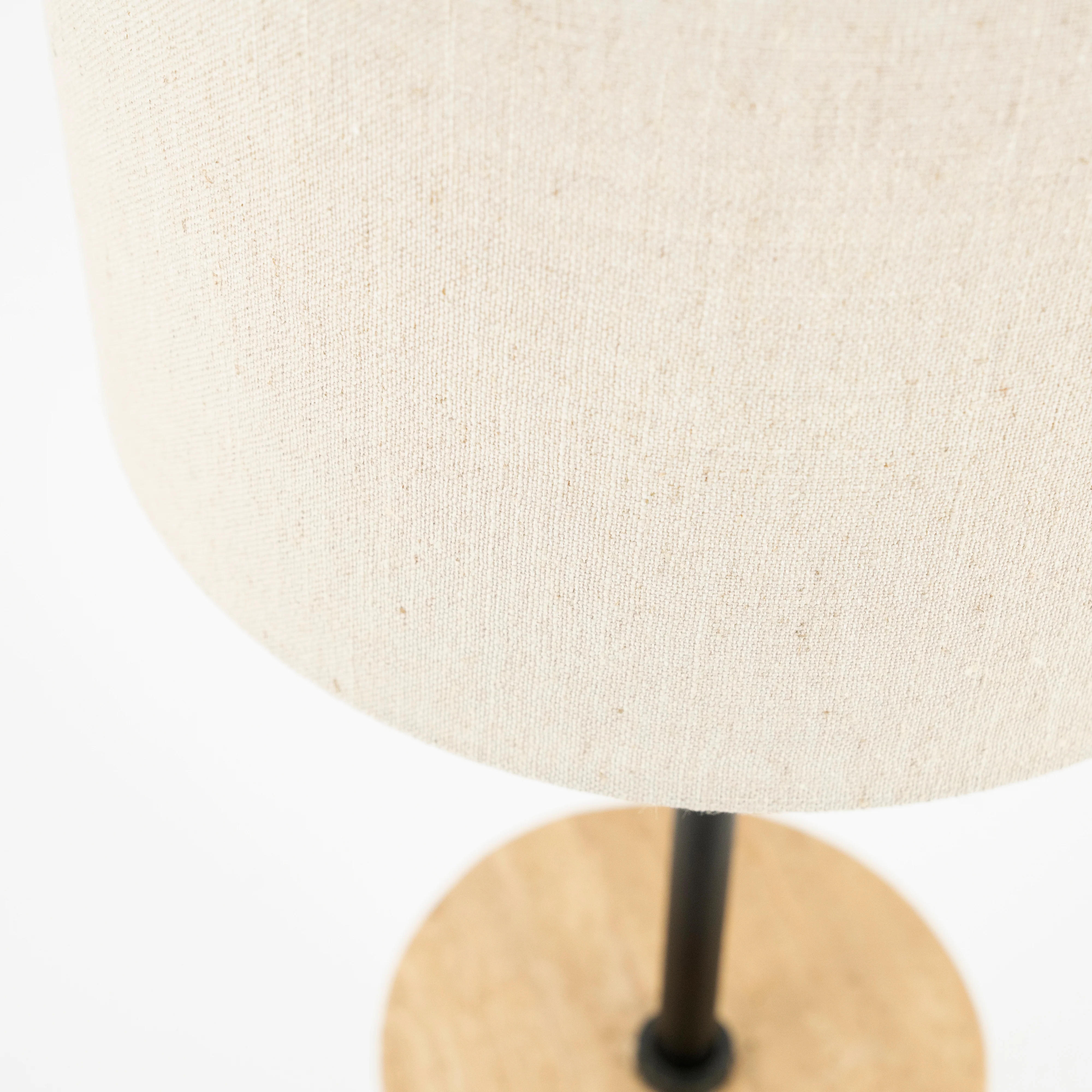 Lampa podłogowa AMARA trawertyn z beżowym kloszem - Image 5