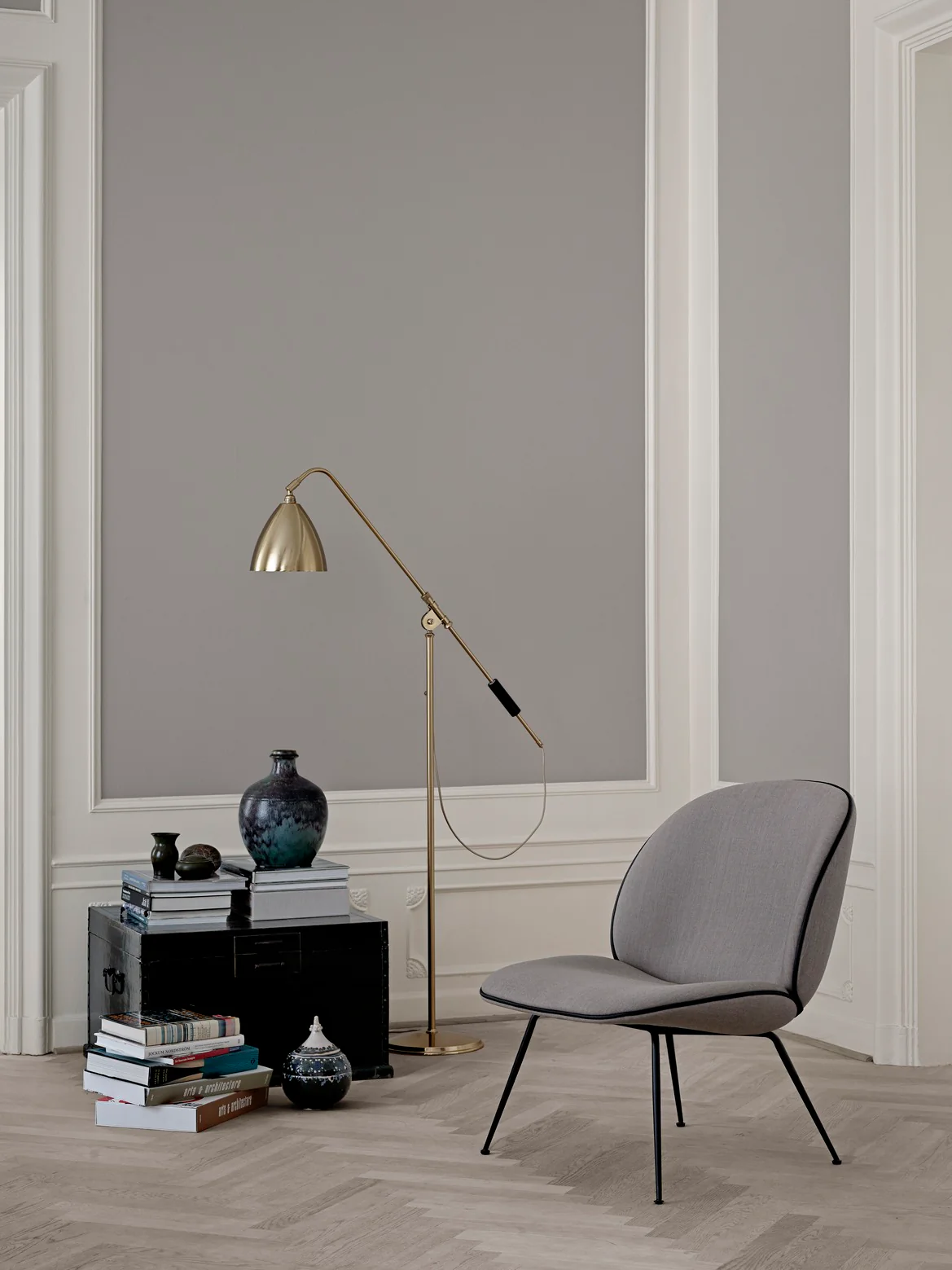 Lampa podłogowa do czytania BESTLITE BL4 mosiężny - Image 2