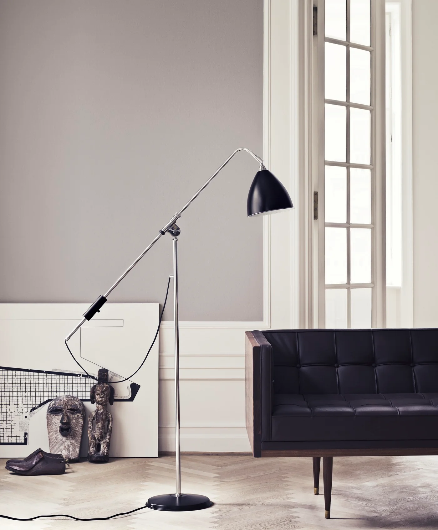 Lampa podłogowa do czytania BESTLITE BL4 mosiężny - Image 4